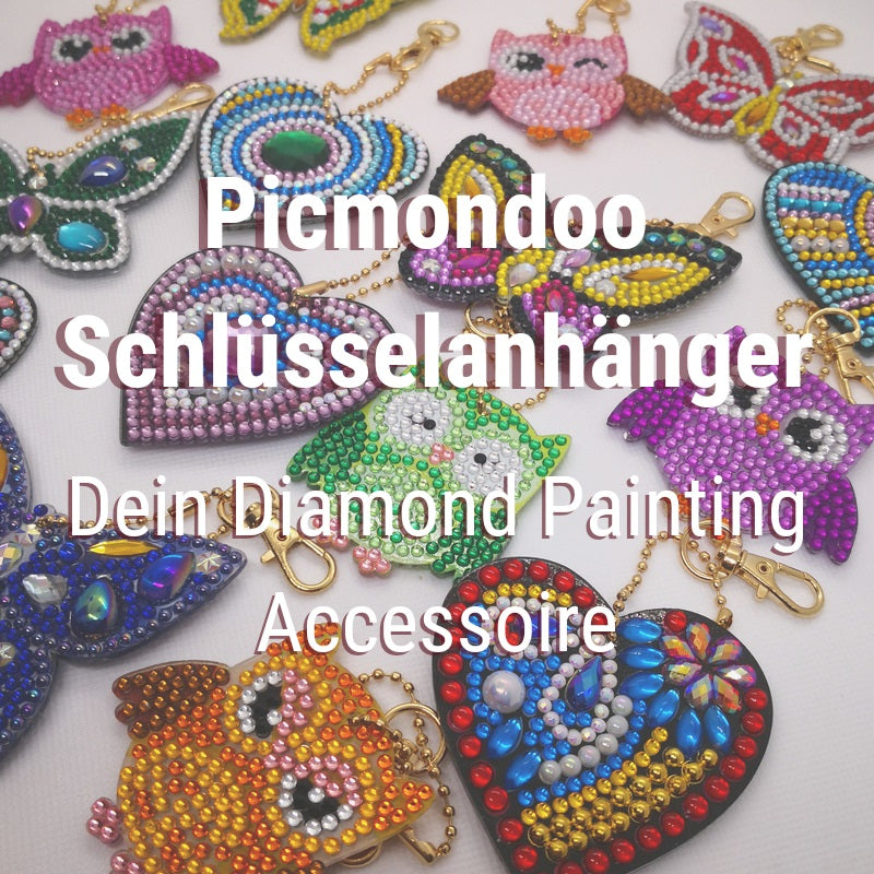 Picmondoo Diamond Painting Schlüsselanhänger