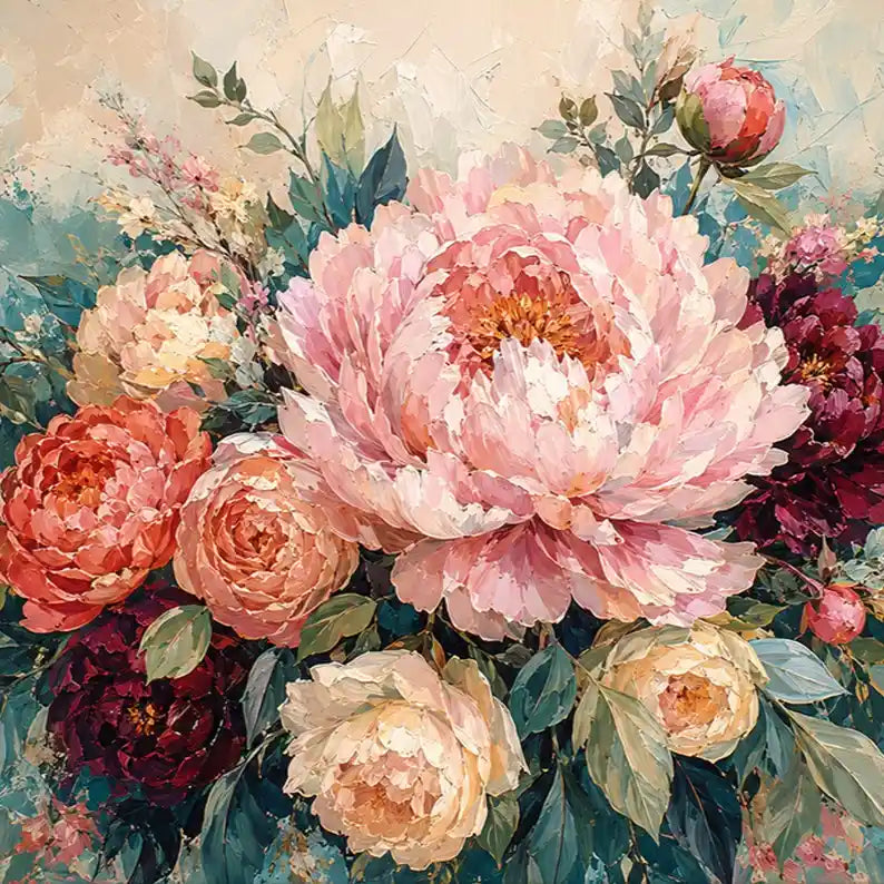 Malen nach Zahlen - Blumen & Pflanzen