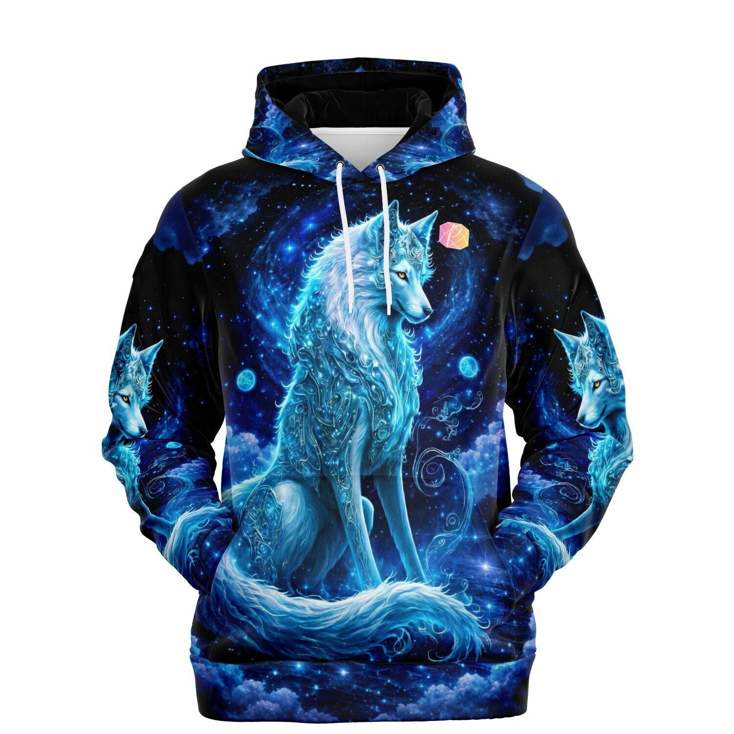 Dreamer Hoodie - Leuchtbild Special - Verzauberter Wolf