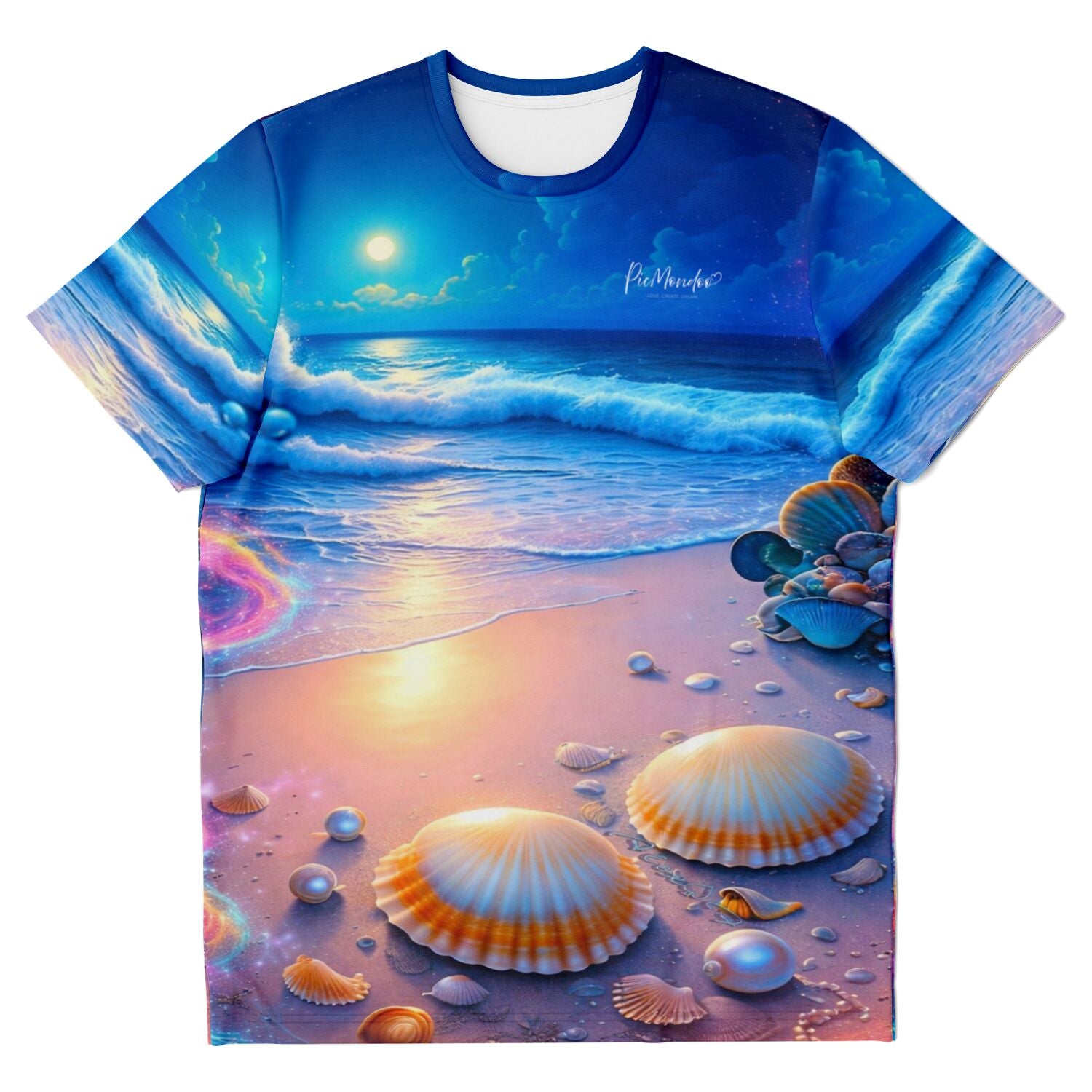 Dreamer T-Shirt - Strand im Nachtglanz