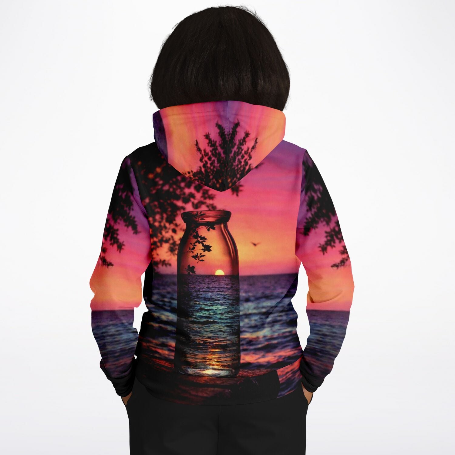 Dreamer Hoodie - Roter Sonnenuntergang