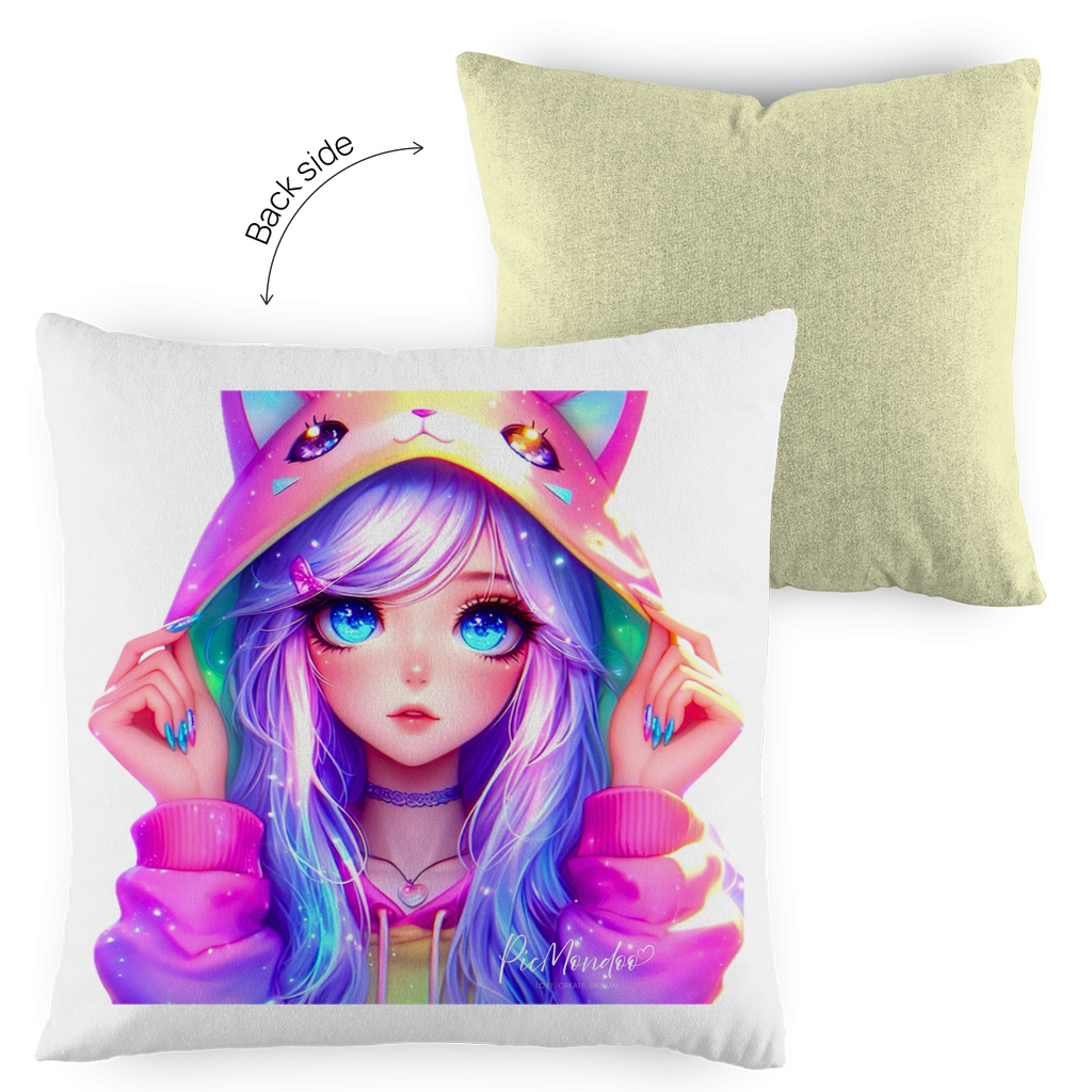 Kopfkissen zweifarbig Colorful Girl