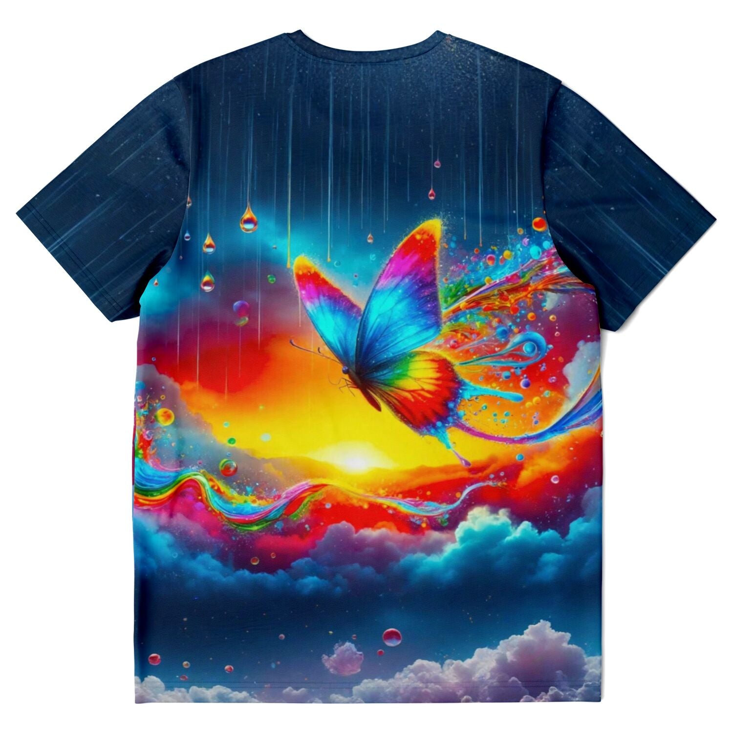 Dreamer T-Shirt - 100 Farben Special - Schmetterlinge im Regenbogenfluss