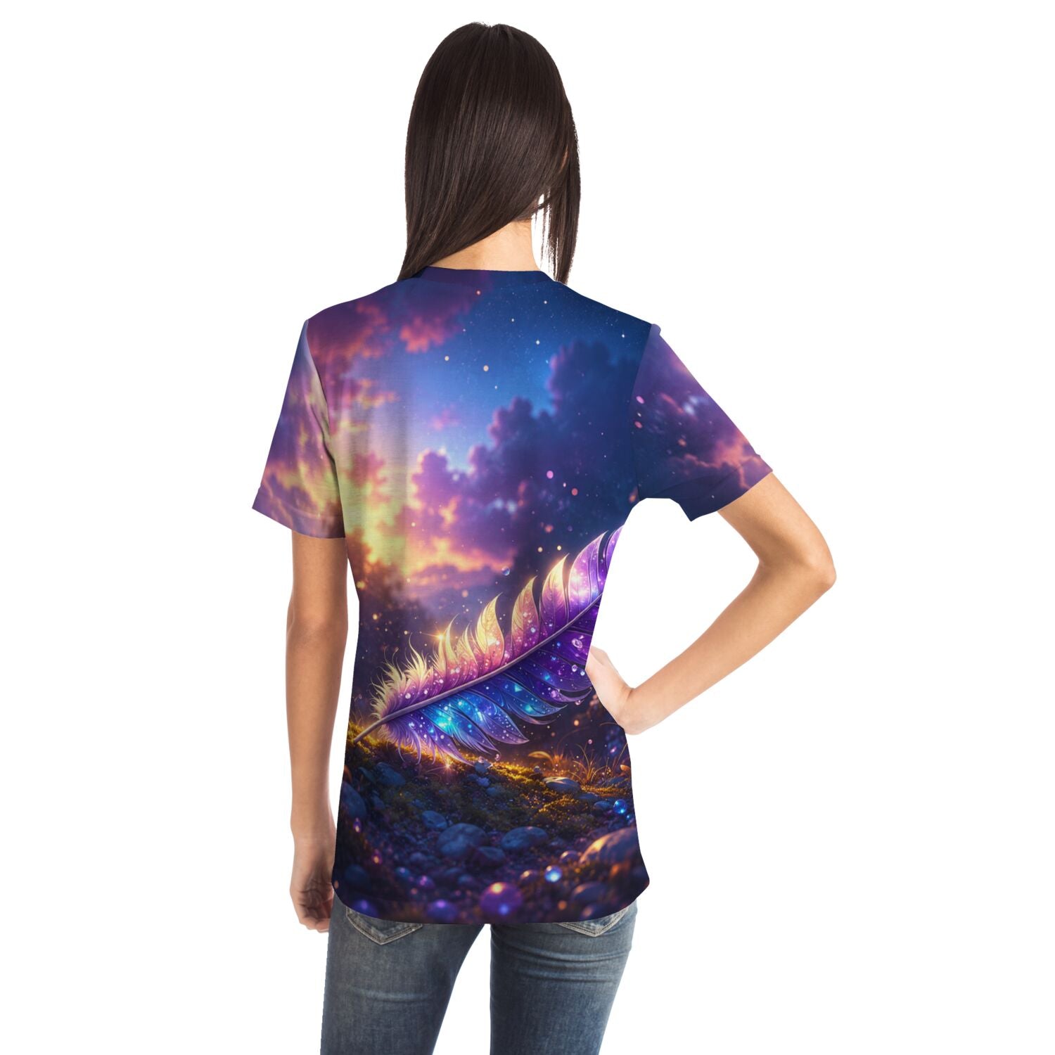 Dreamer T-Shirt - Feder im Sternenlicht