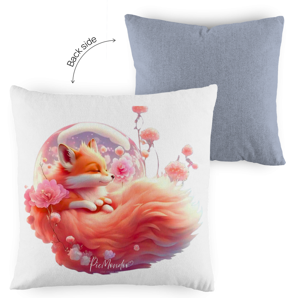 Kopfkissen zweifarbig Apricot foxy