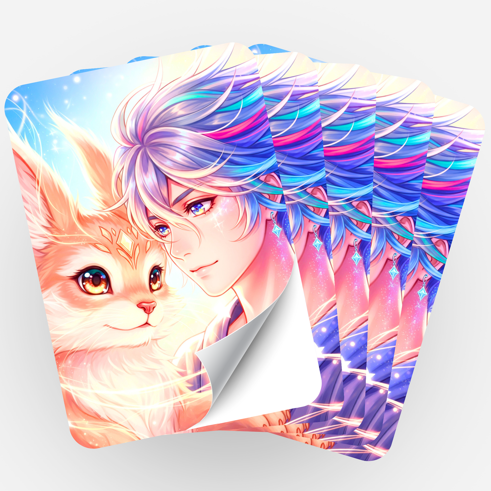 Aufkleber 5er-Set - Diamond Painting 7-Tage Special - Soulmate