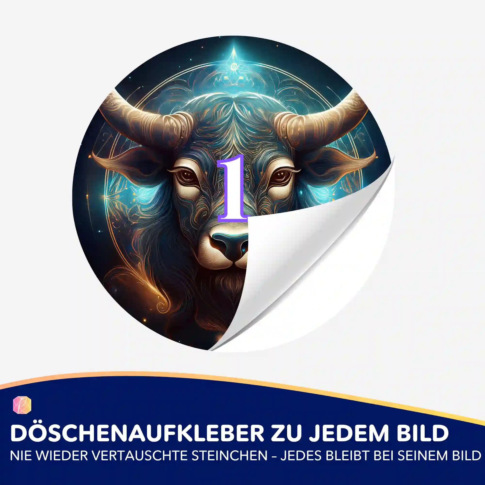 Döschenaufkleber - Sternzeichen Stier "Limited Edition"