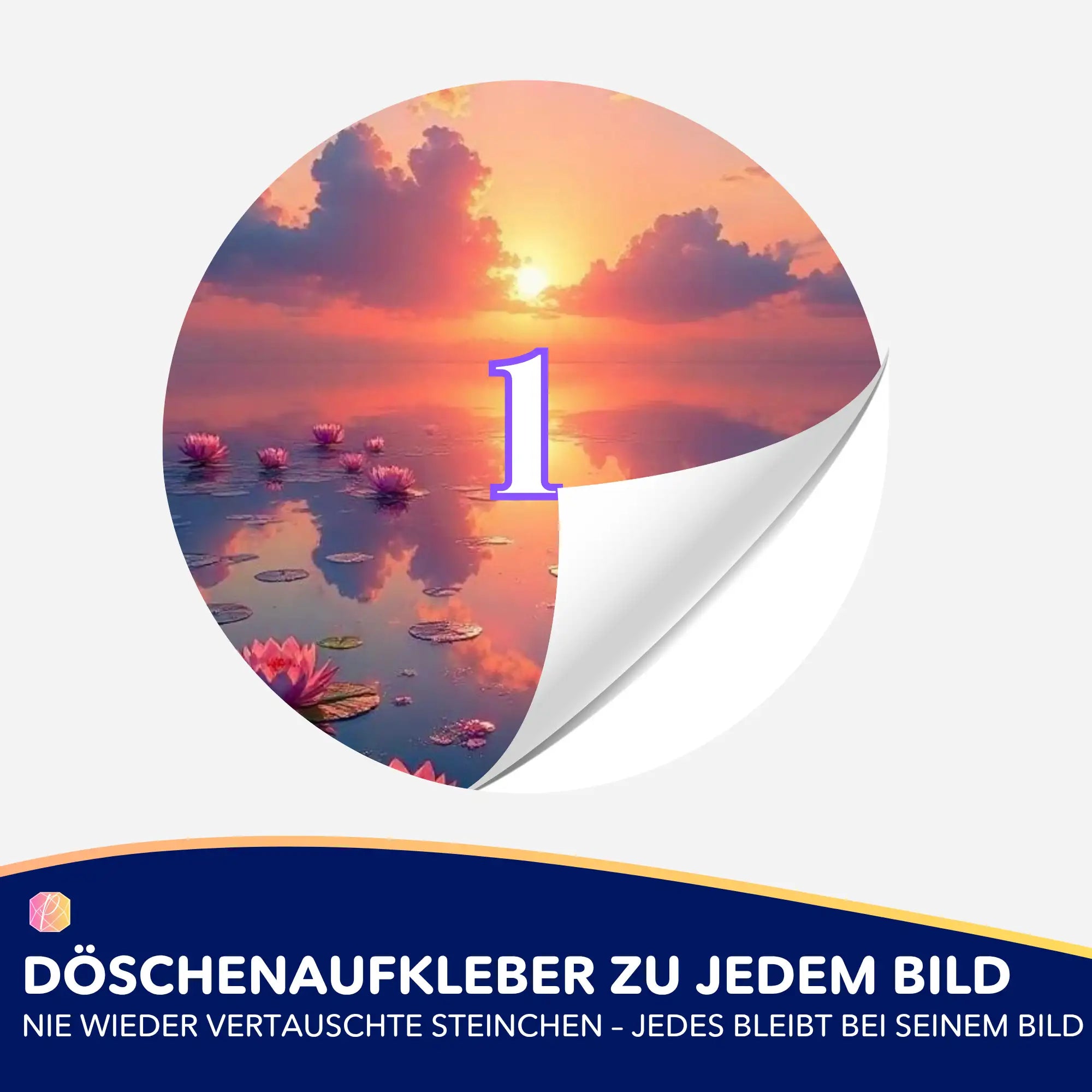 Döschenaufkleber - Abenddämmerung