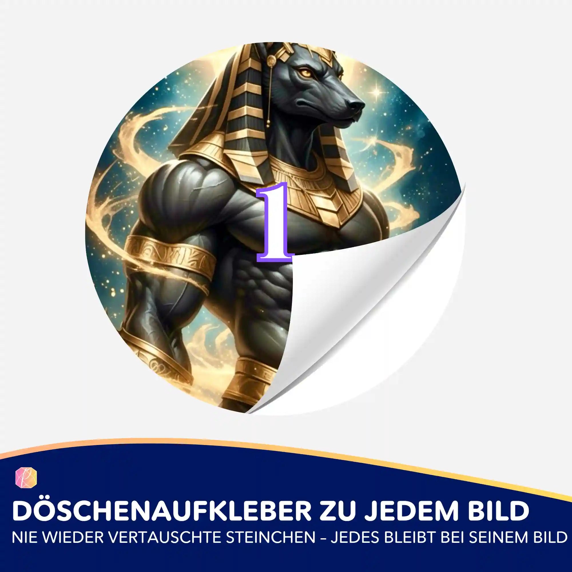 Döschenaufkleber - Anubis