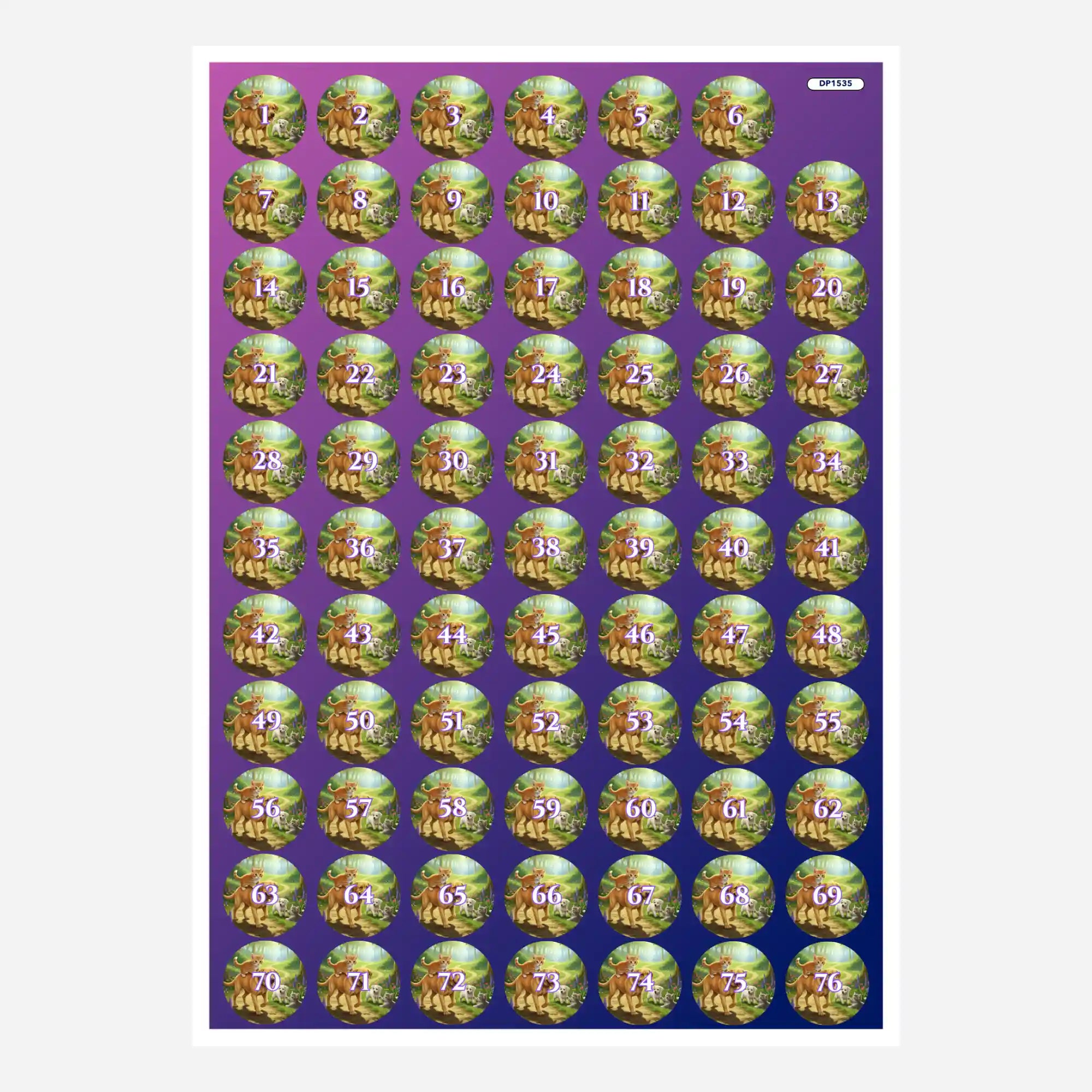 Döschenaufkleber - Waldspaziergang "Limited Edition"