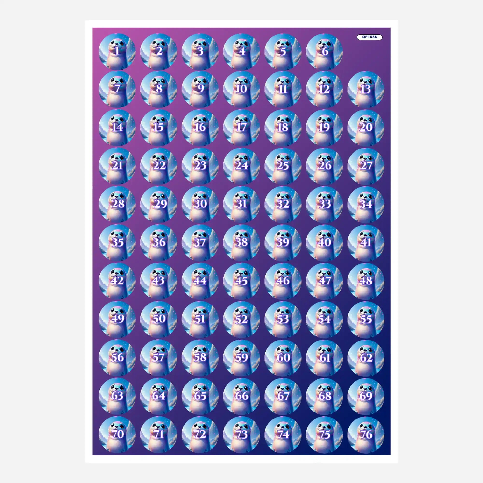 Döschenaufkleber - Robin