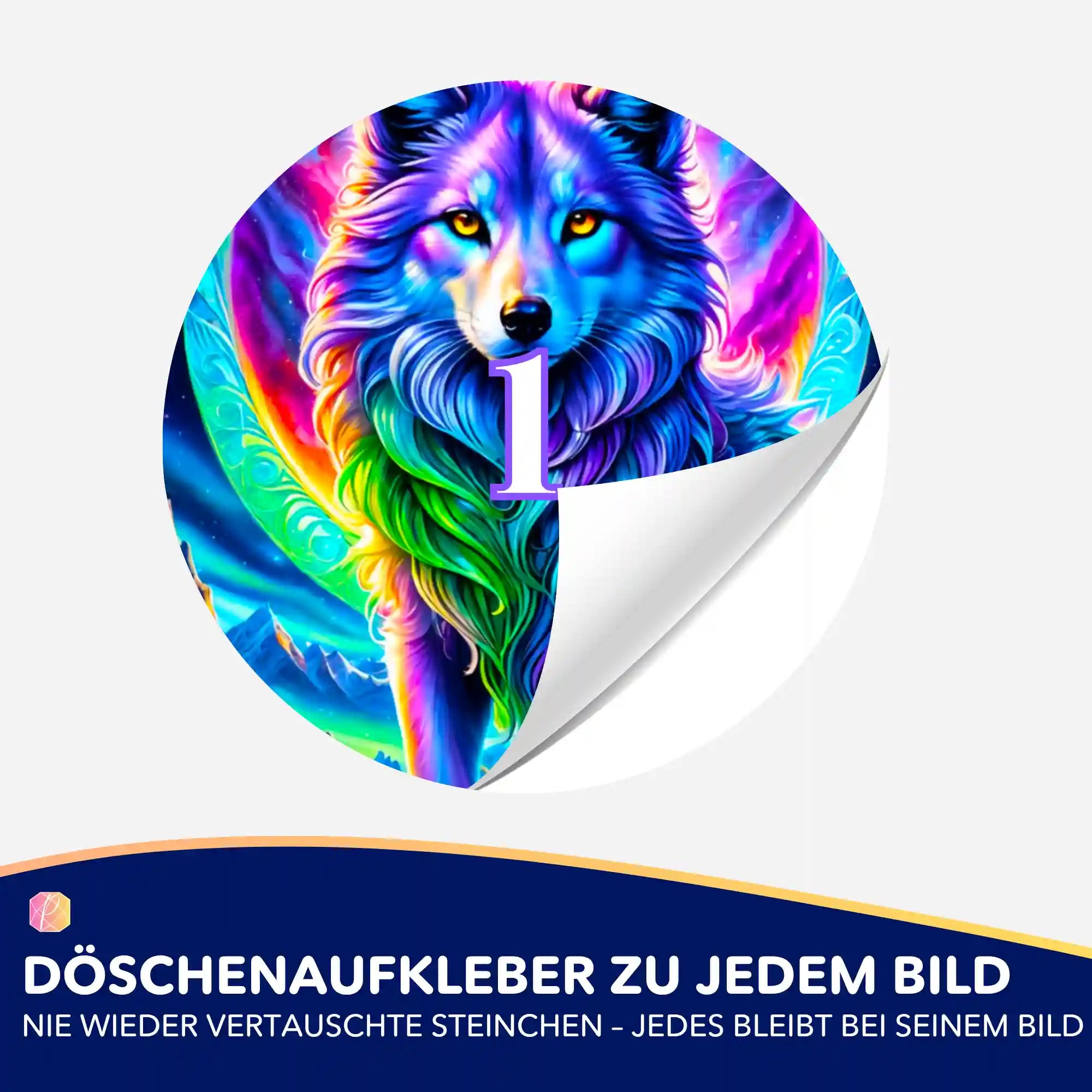 Döschenaufkleber - Geflügelter Wächter