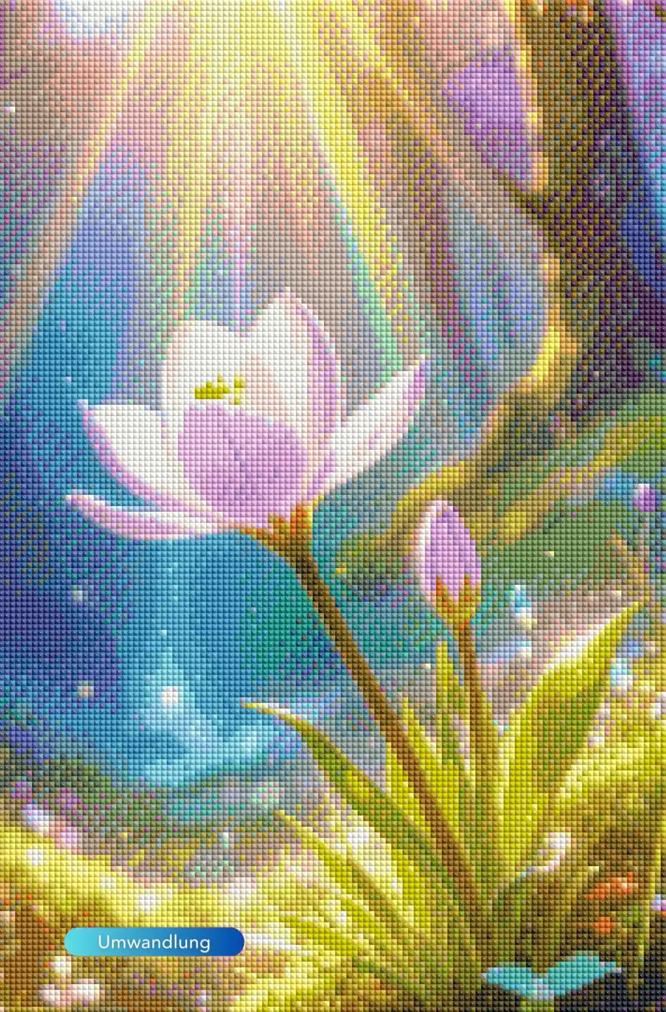 Diamond Painting 7 Tage Special - Weißer Frühlingskrokus