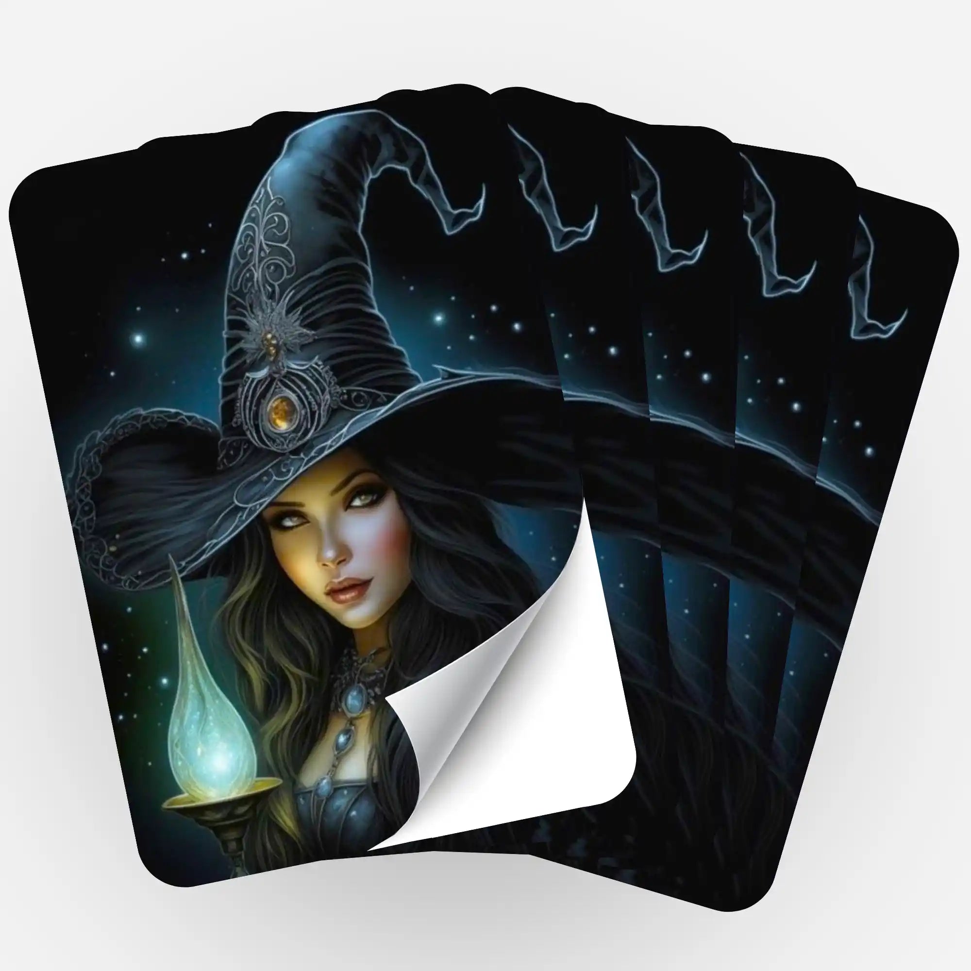 Aufkleber 5er-Set - Amalie - die wunderschöne Hexe "Limited Edition"
