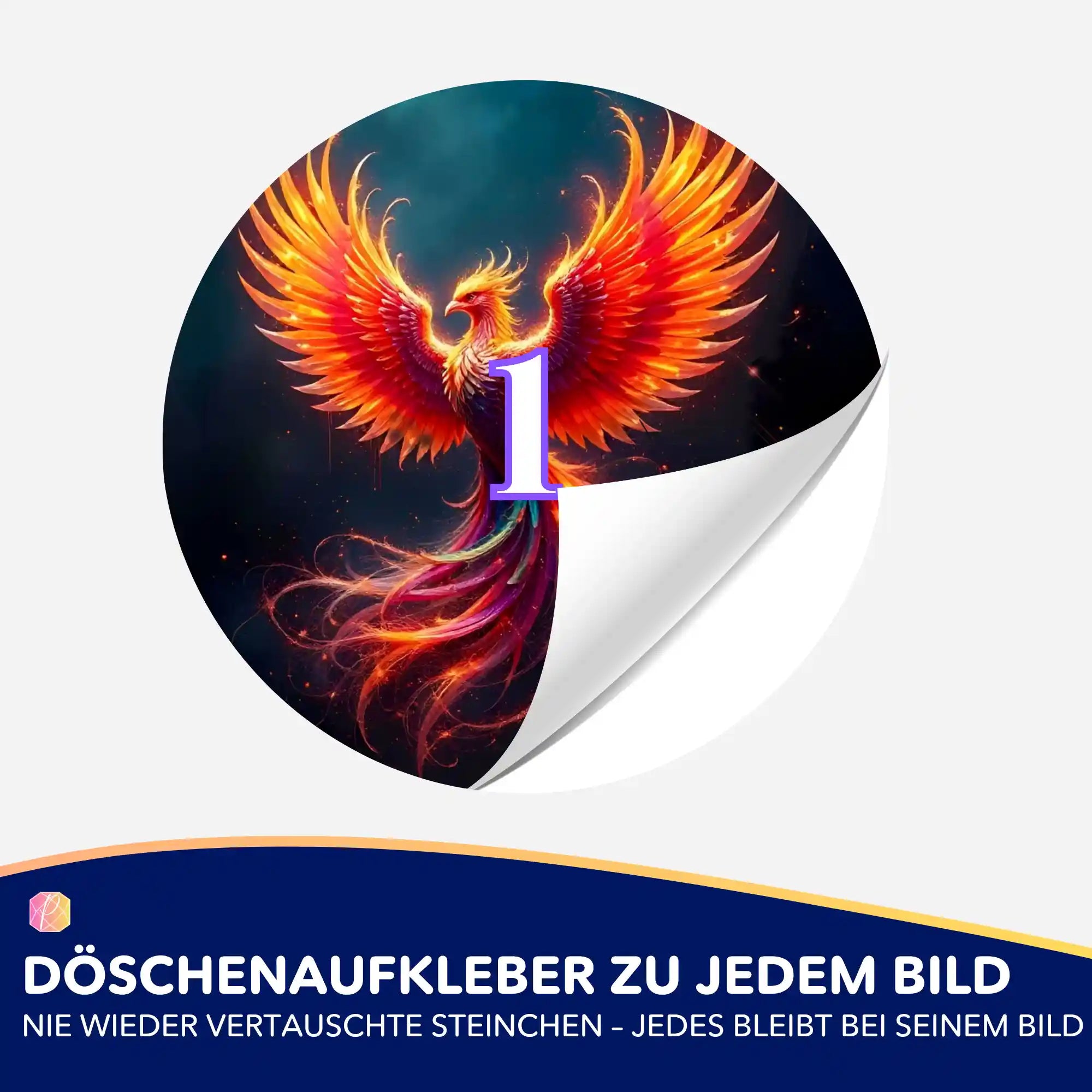Döschenaufkleber - Sparkle Phönix