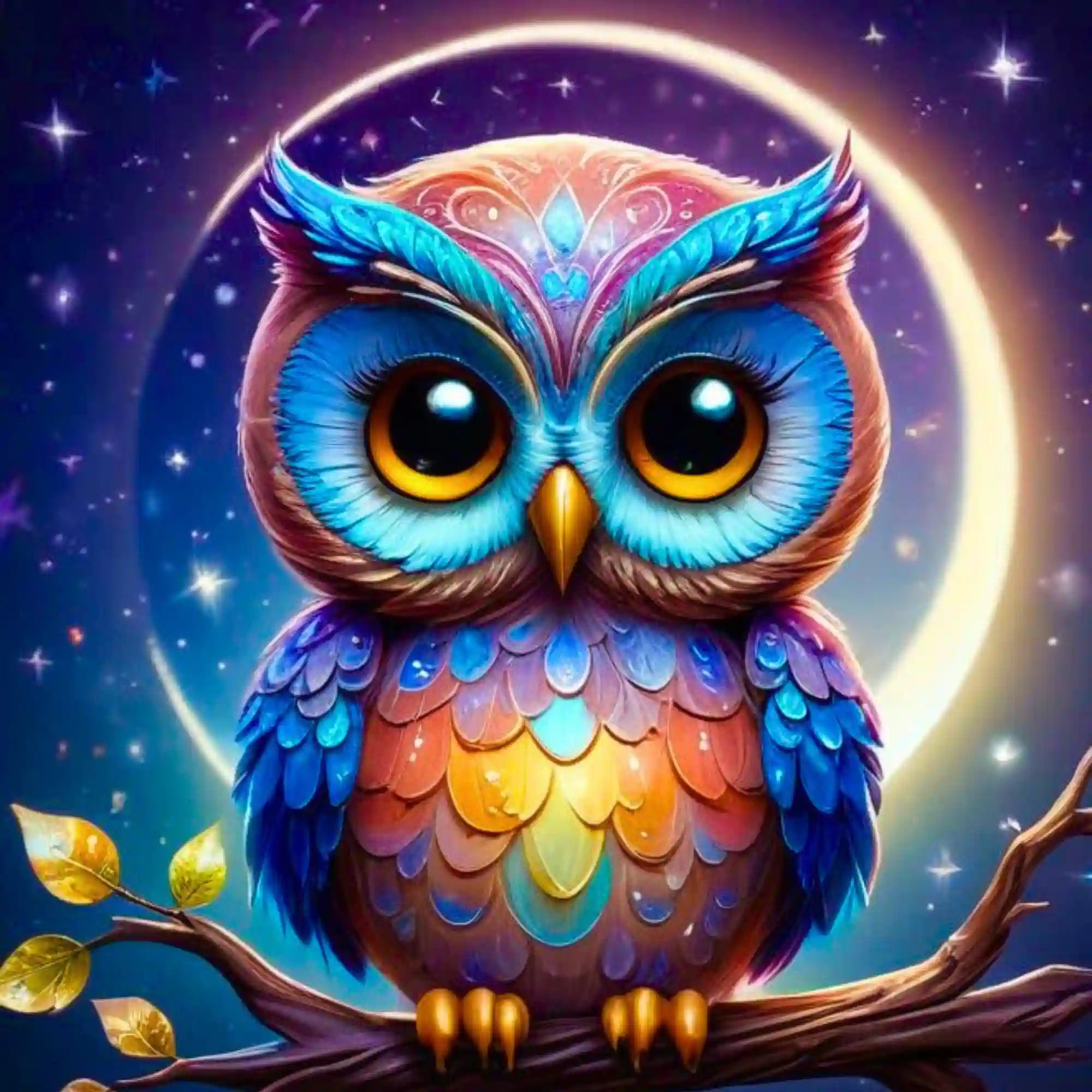 Diamond Painting - Moni Live Verkauf - Owl Oskar
