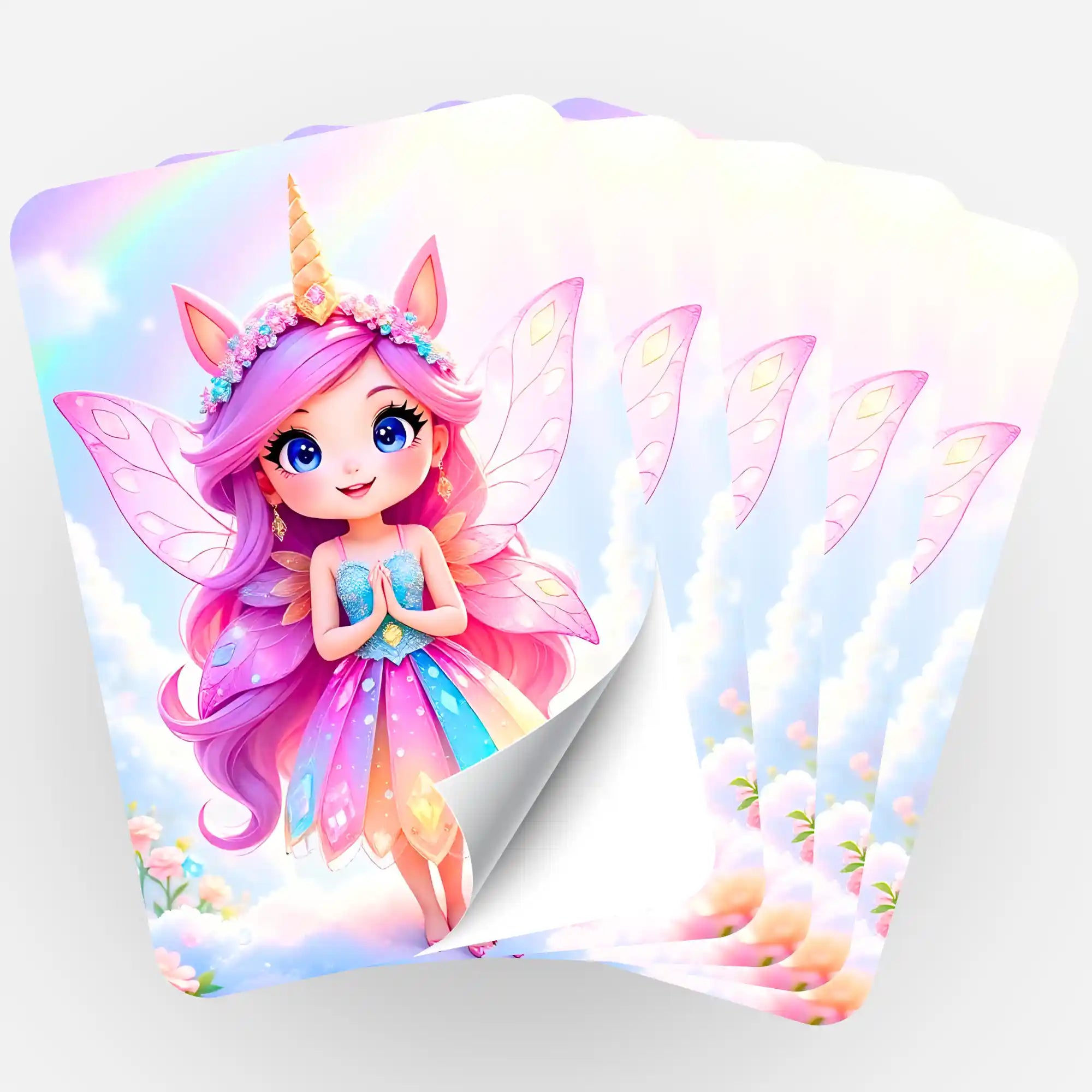 Aufkleber 5er-Set - Fairydust Special - Fee im Wolkenreich