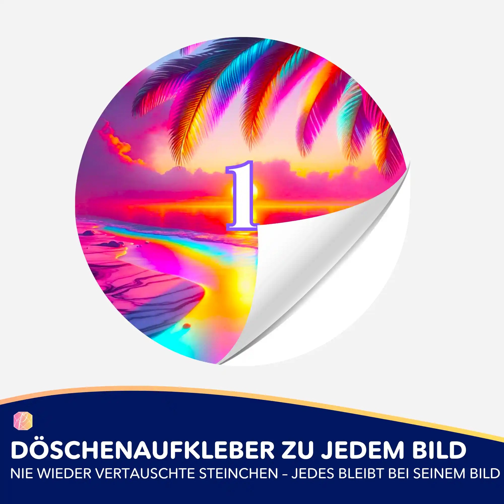 Döschenaufkleber - Zauberstrand