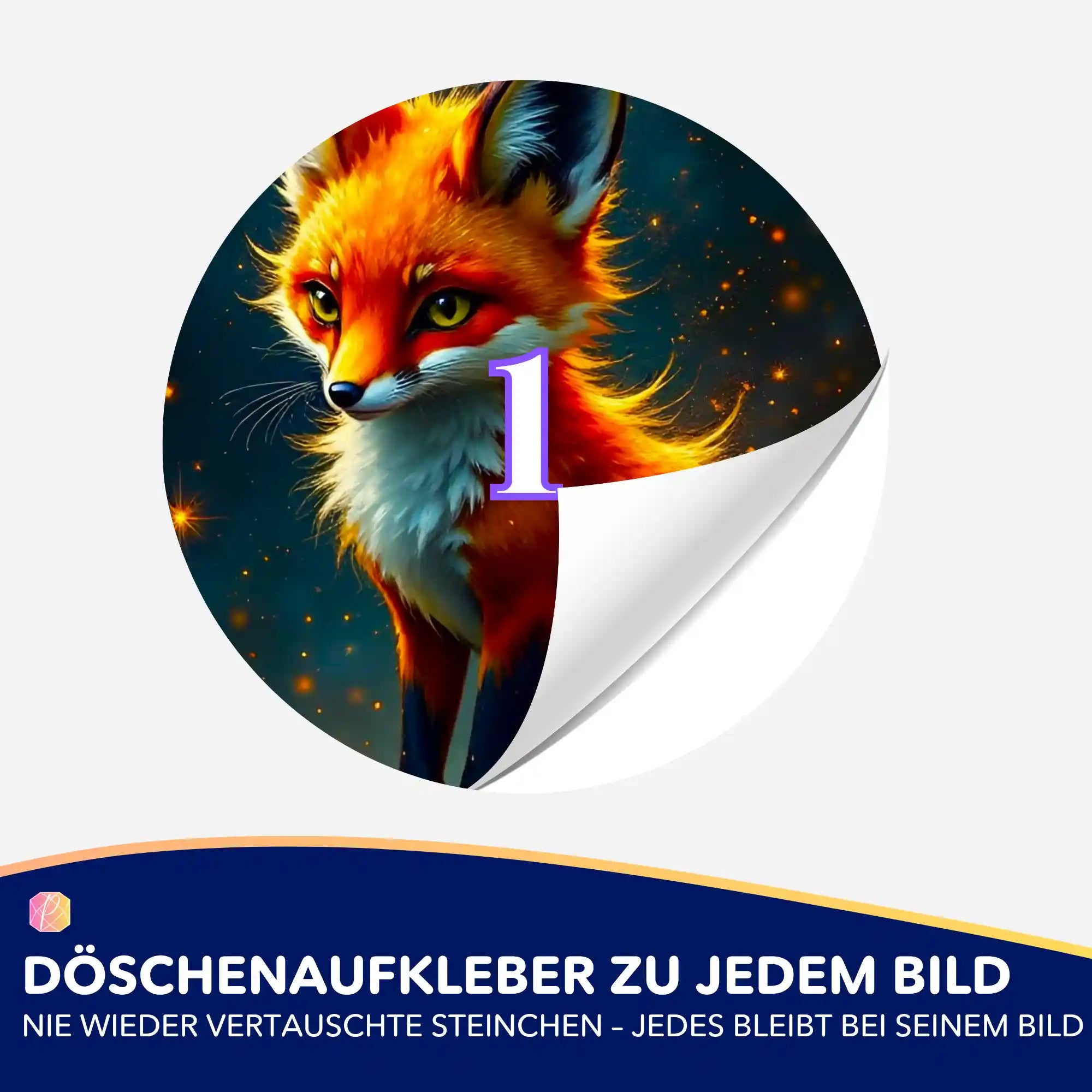 Döschenaufkleber - Foxy