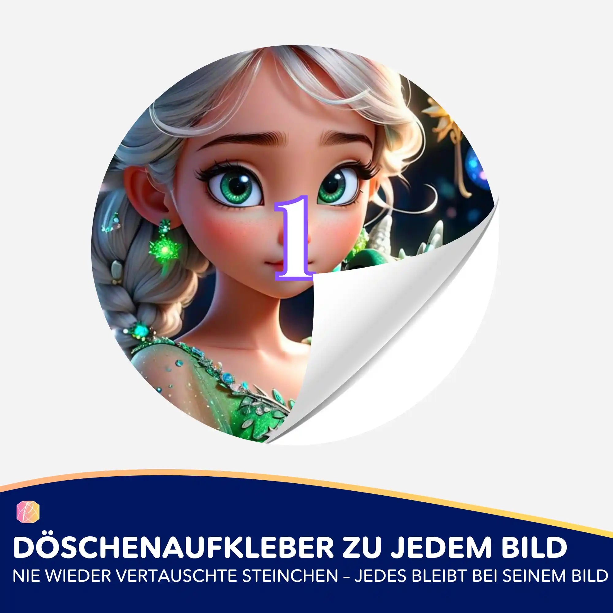Döschenaufkleber - Dragon Girl