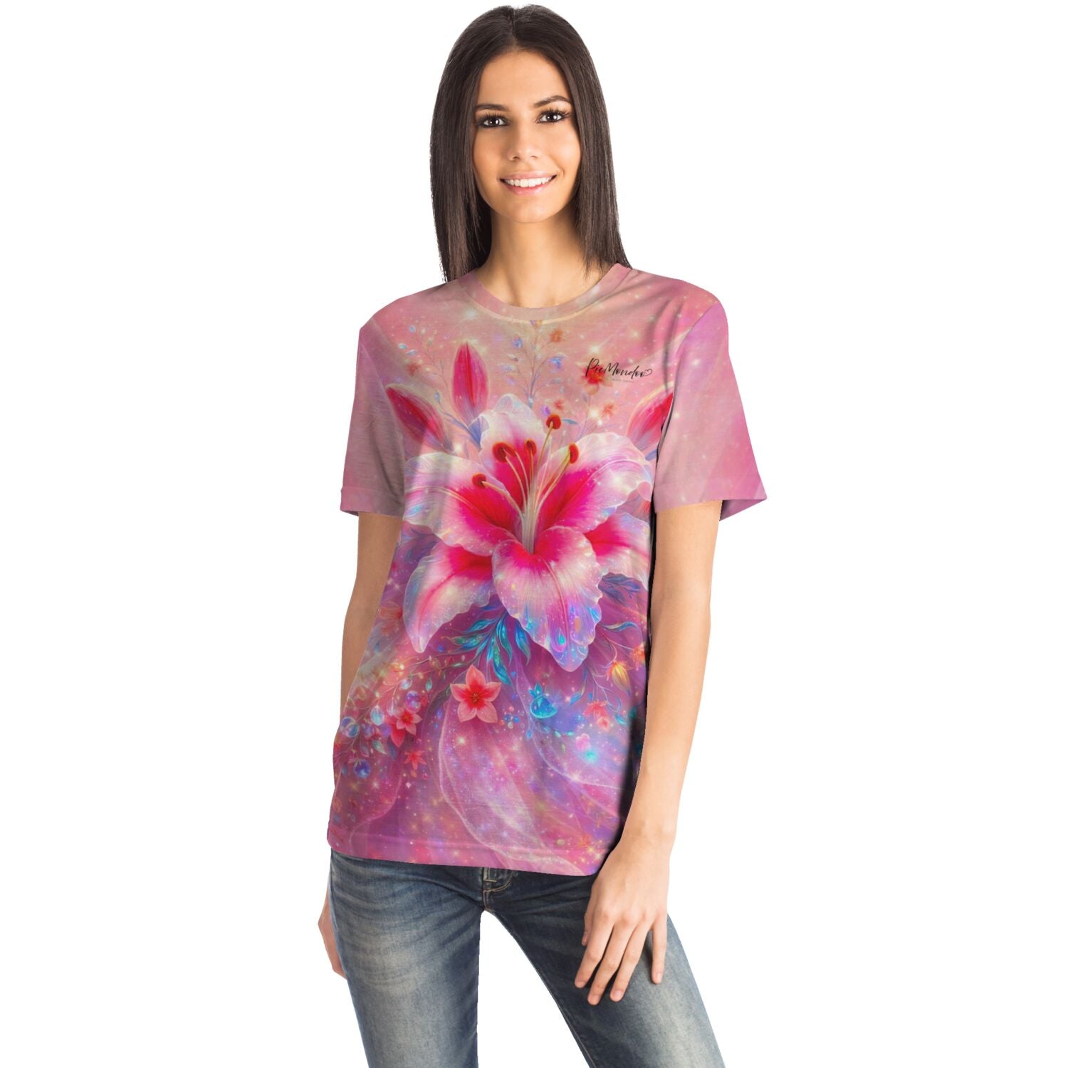 Dreamer T-Shirt - Zarte Lilie in rosé