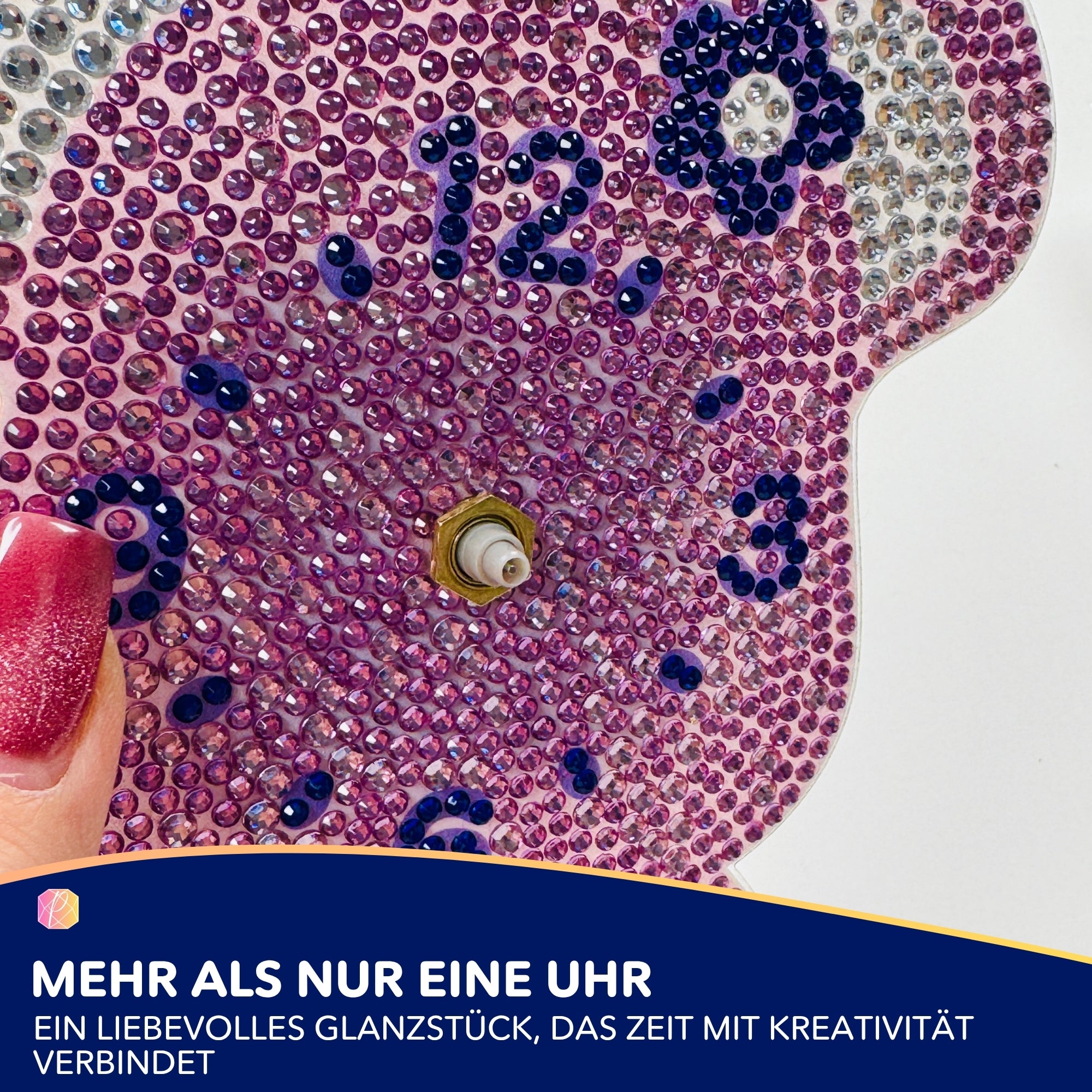 Diamond Painting Standuhr Bär