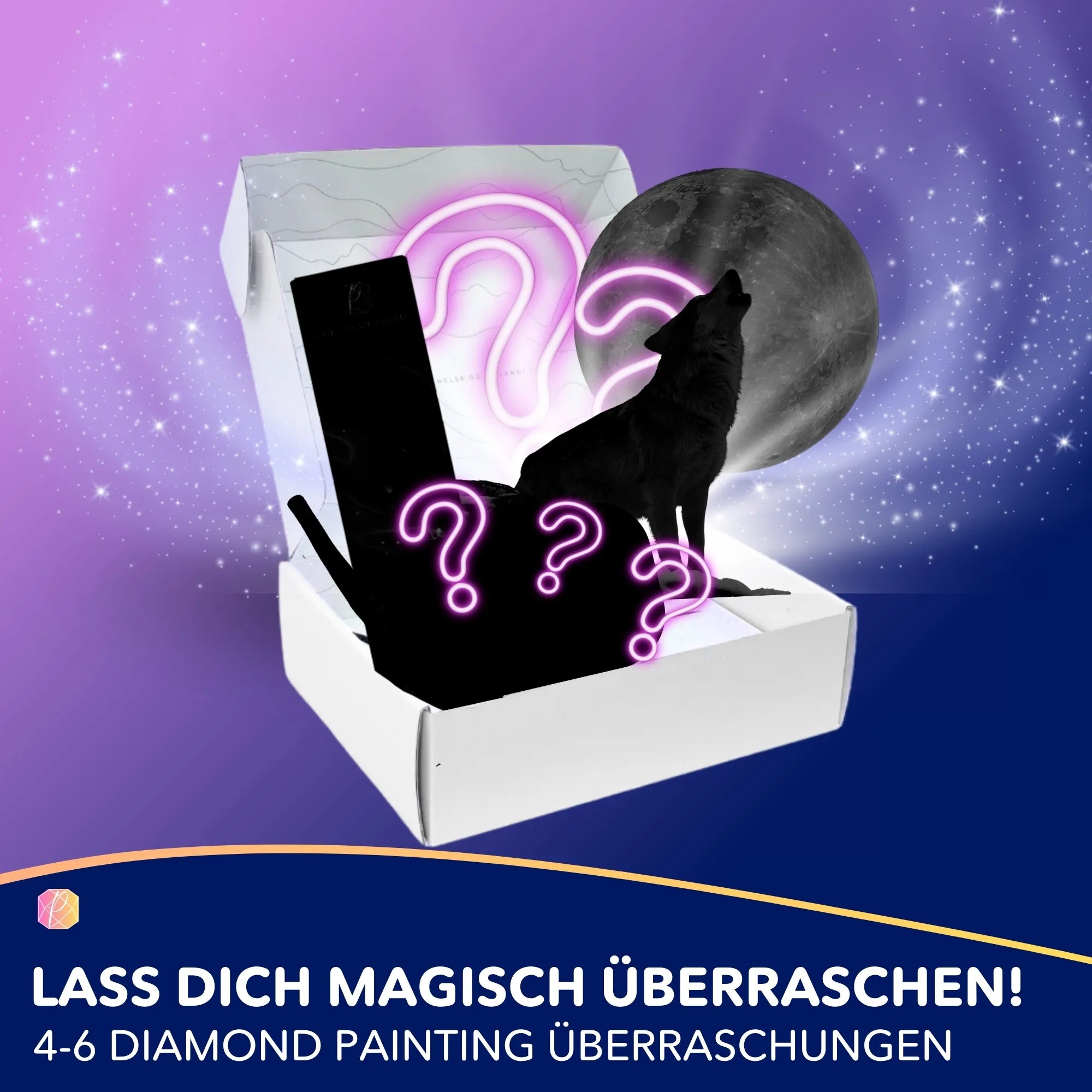 Diamond Painting Mystery-Box "Wolves Edition" (#2)
