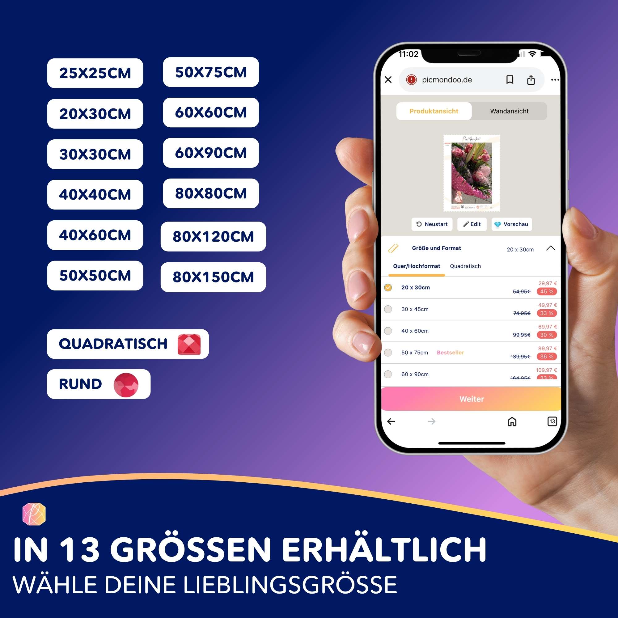 diamond painting eigenes bild von picmondoo.de