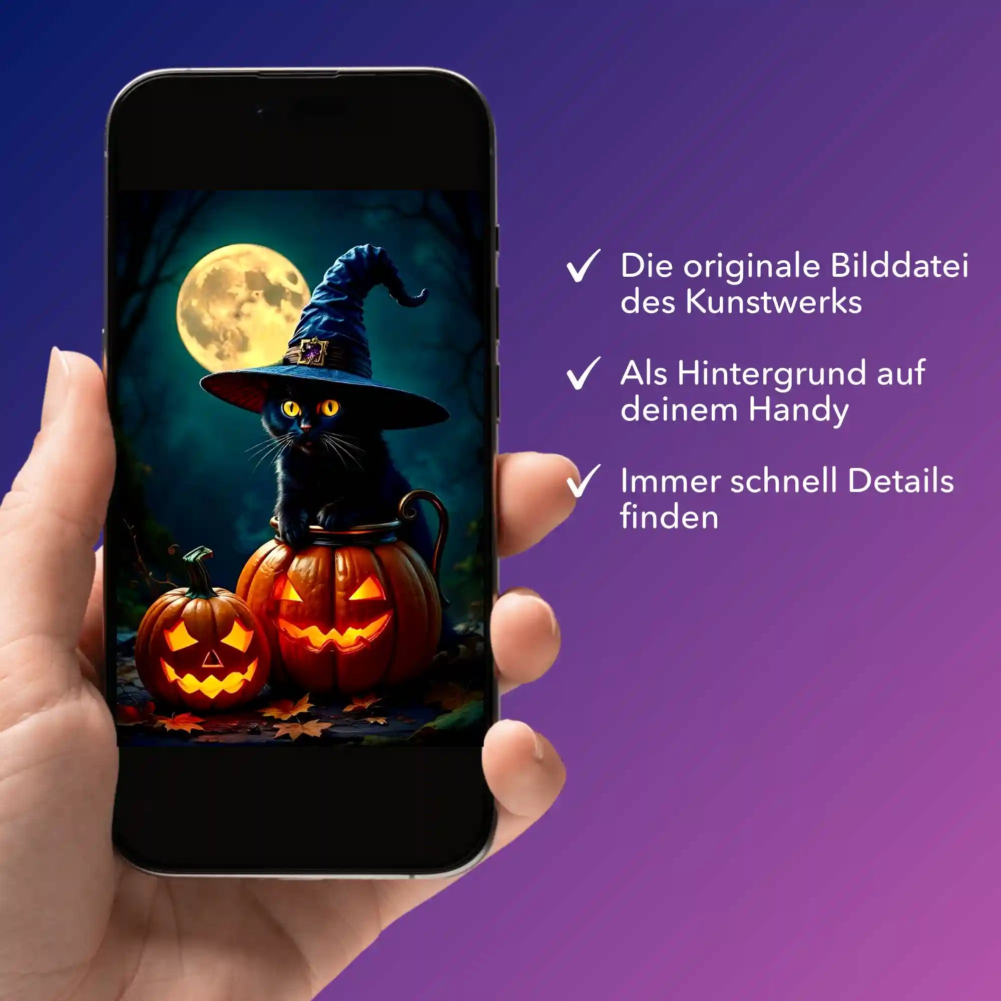 Digitale Bildmappe - Wizard Cat