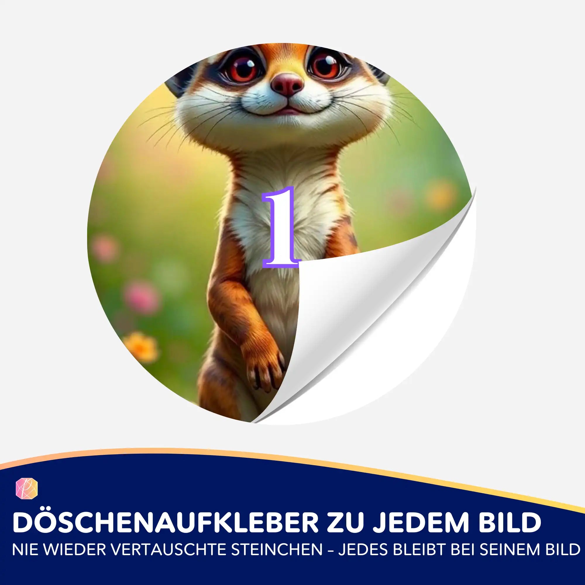 Döschenaufkleber - Eddi
