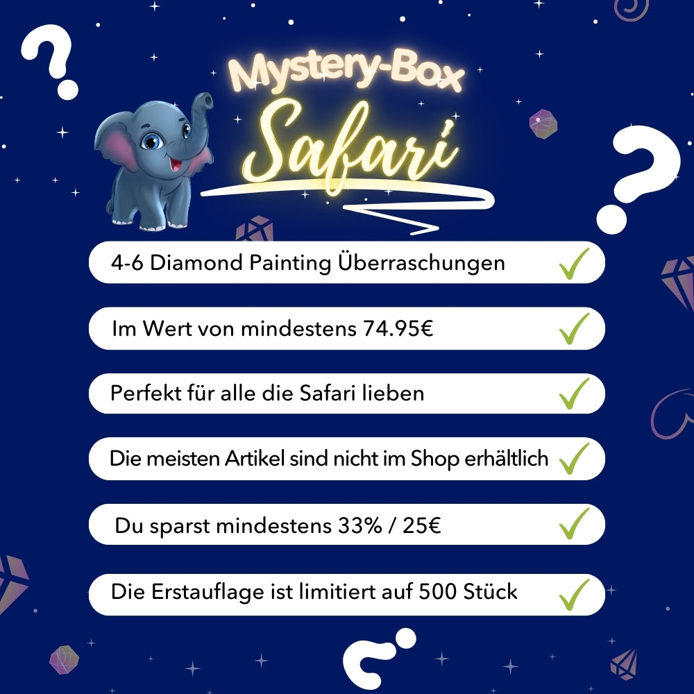 Diamond Painting Mystery-Box "Safari" (#1)