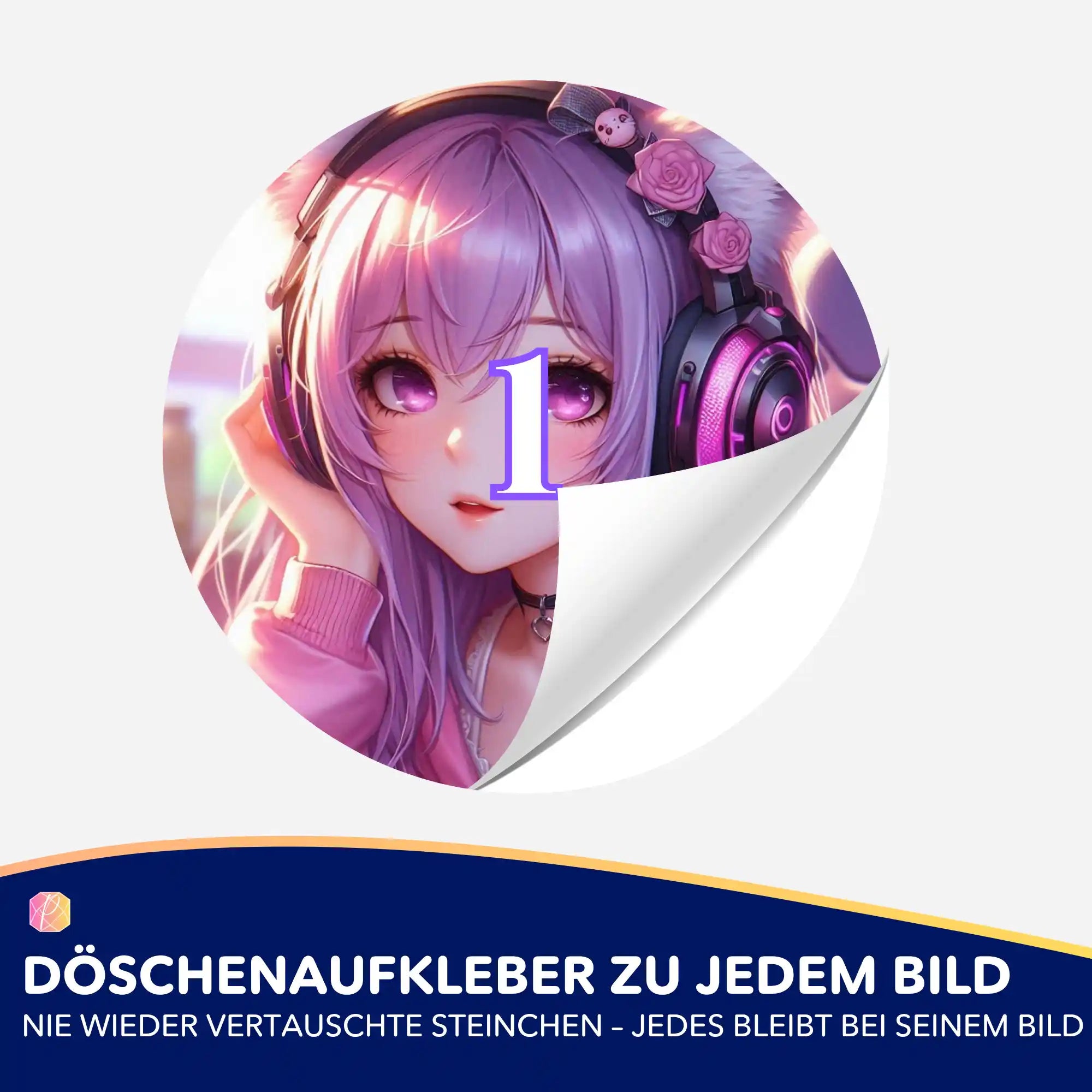 Döschenaufkleber - Gamergirl