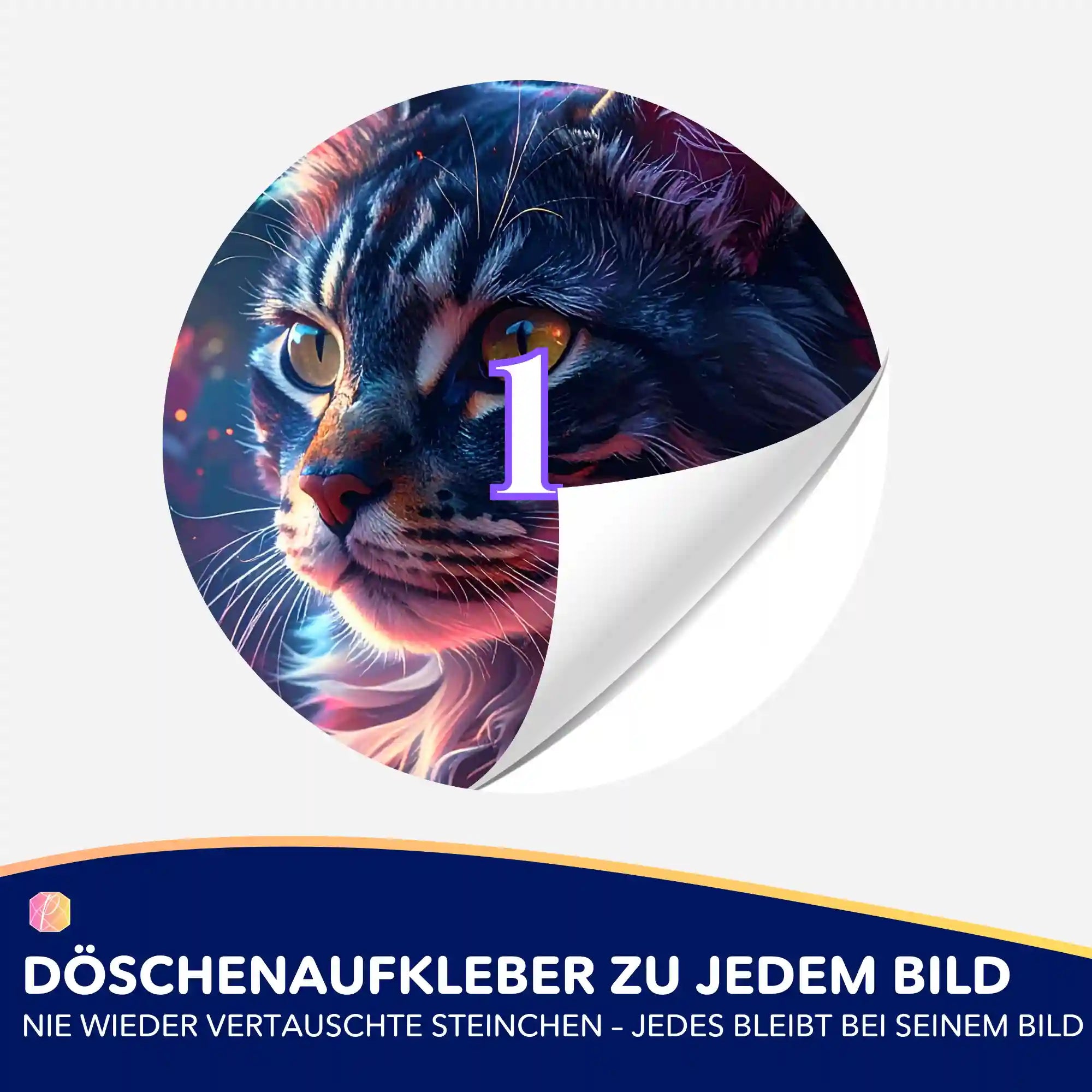 Döschenaufkleber - Segen der Bastet "Limited Edition"
