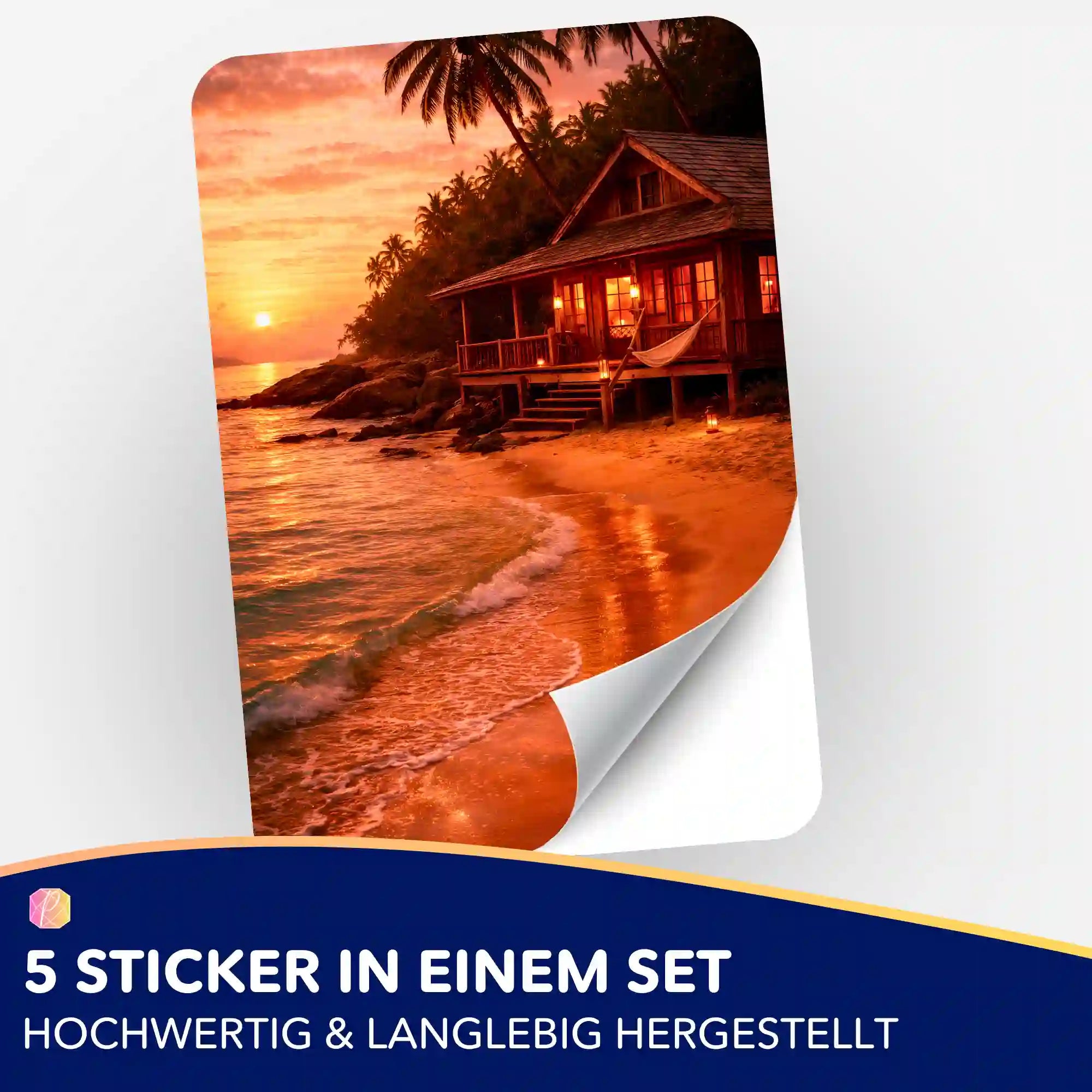 Aufkleber 5er-Set - Wo der Sommer wohnt