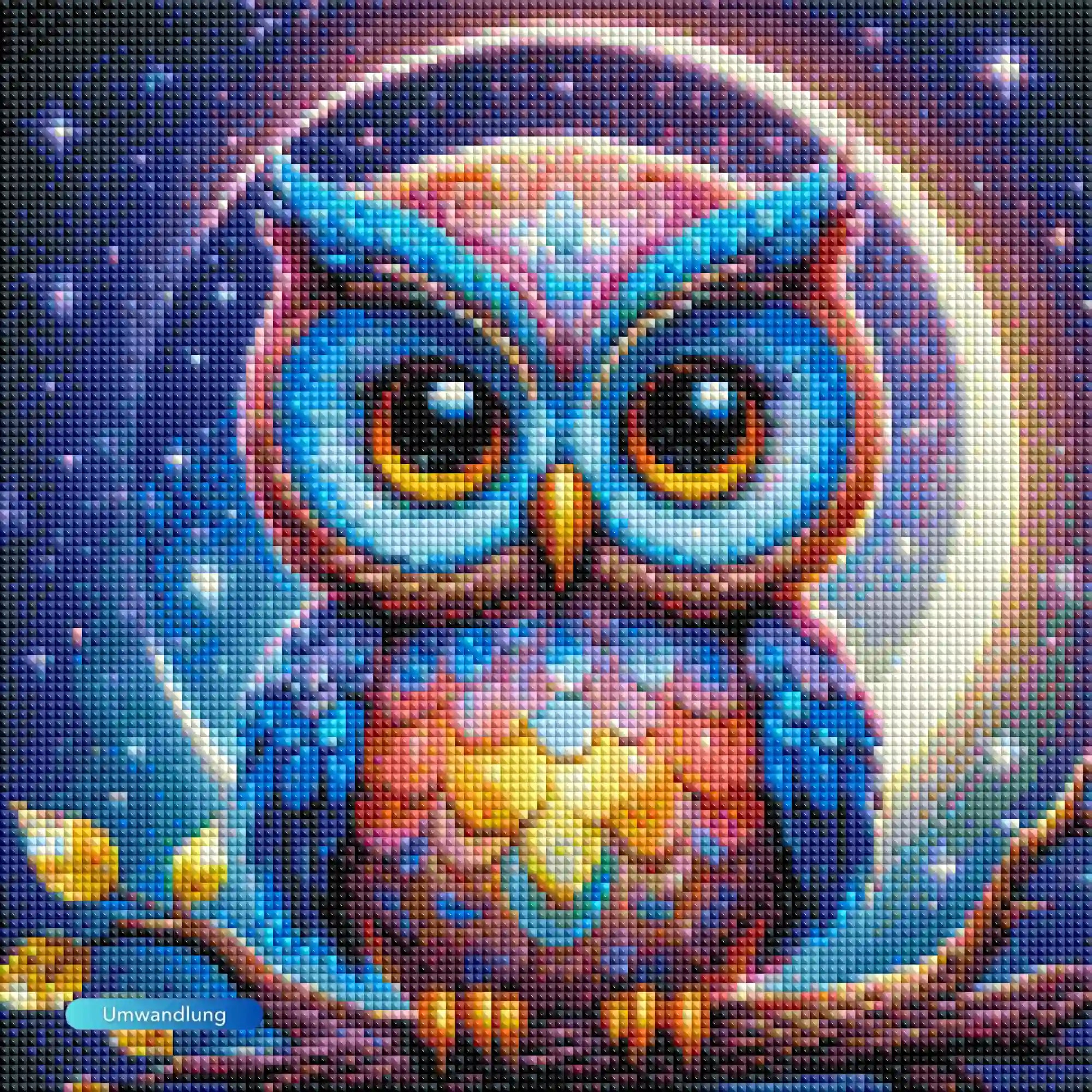 Diamond Painting - Moni Live Verkauf - Owl Oskar
