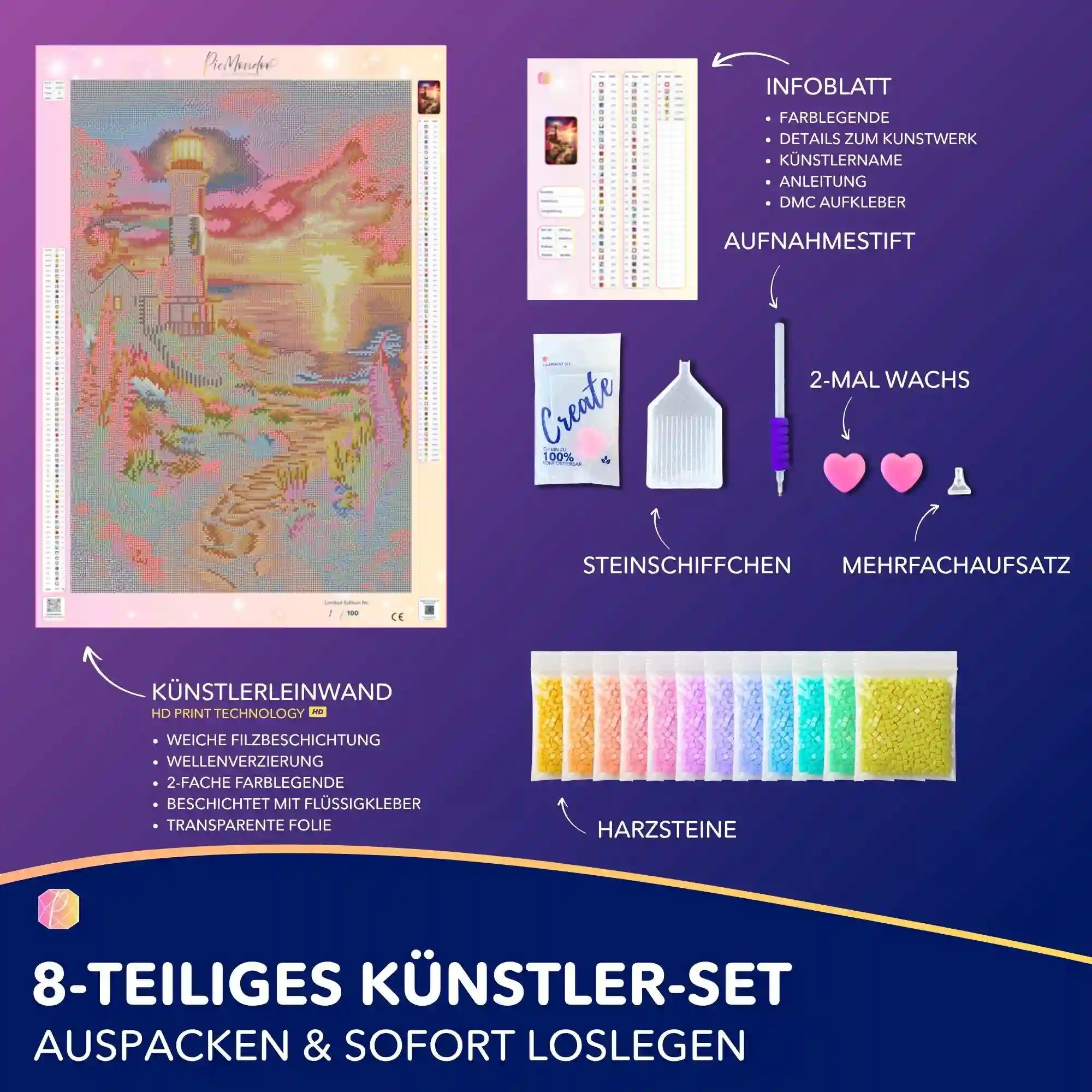 Diamond Painting - Wächter der Sehnsucht "Limited Edition"