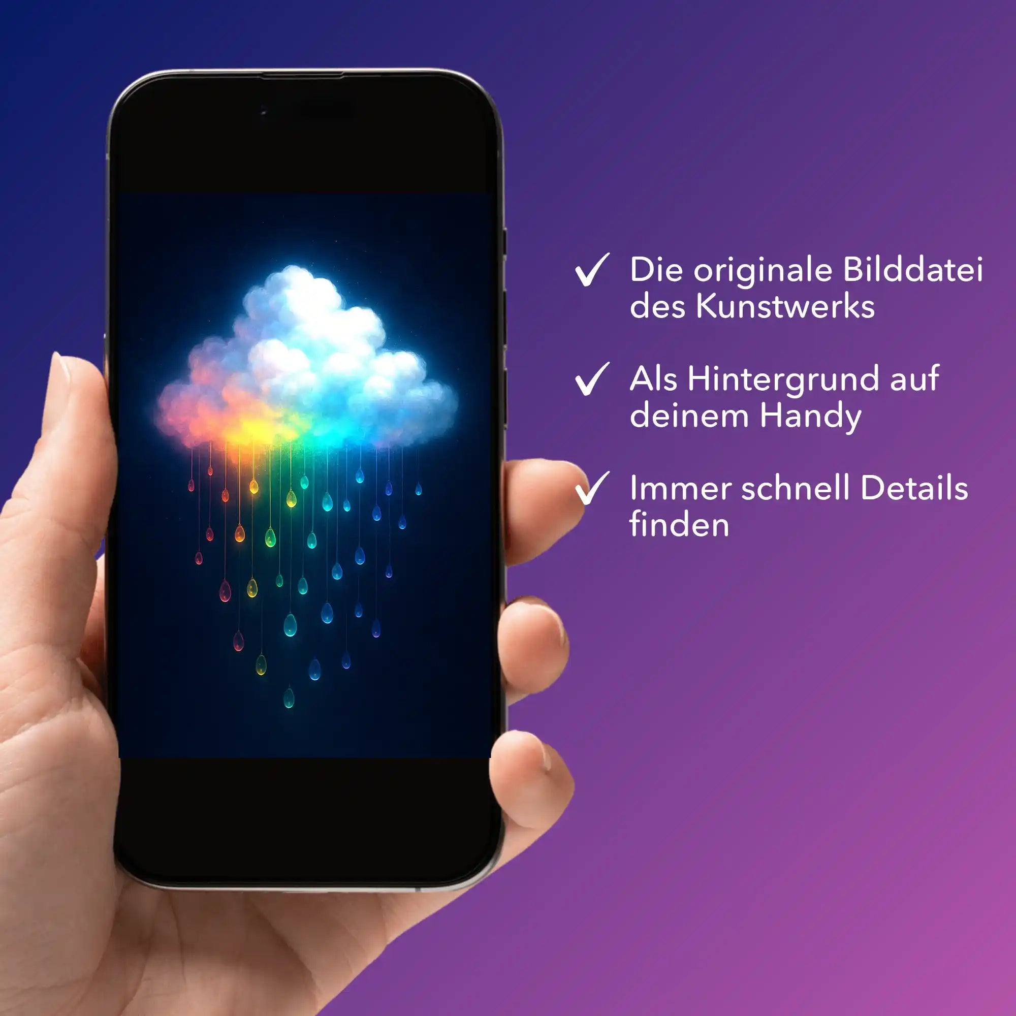 Digitale Bildmappe - Jennifer Special - Regenbogenwolke