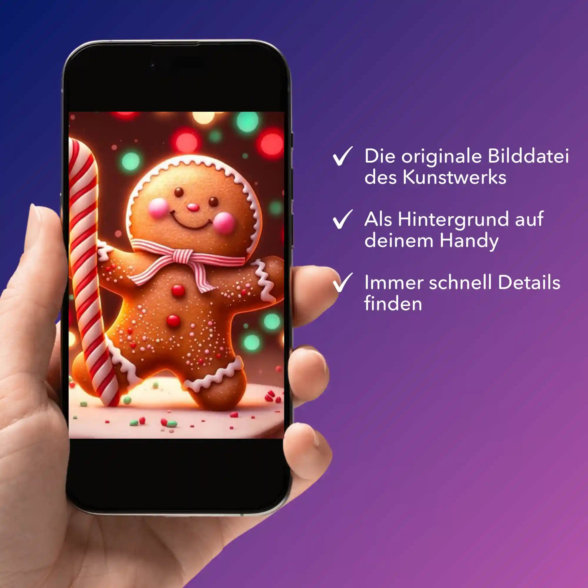 Digitale Bildmappe - Lebkuchenmännchen