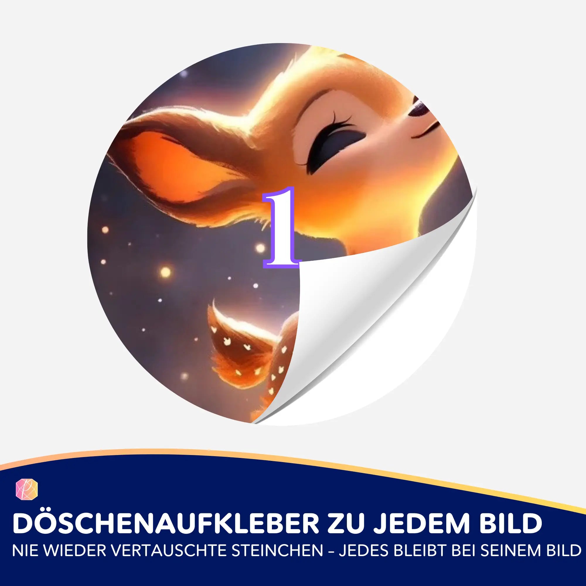 Döschenaufkleber - Babsi Sternenstaub