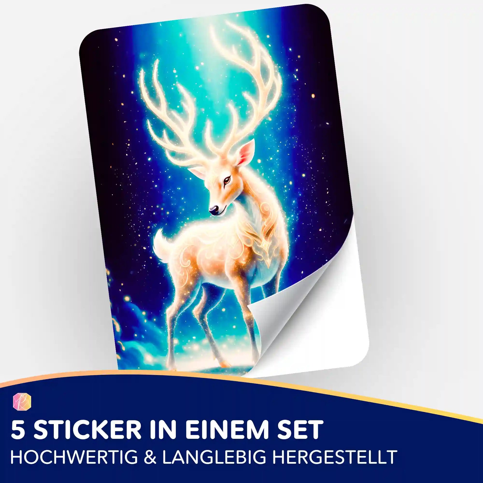 Aufkleber 5er-Set - Herr der Wälder