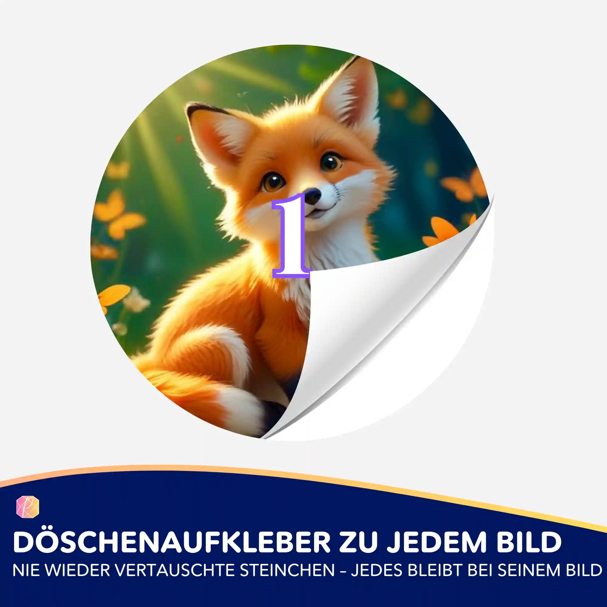 Döschenaufkleber - Moni Live Verkauf - Foxy Casper