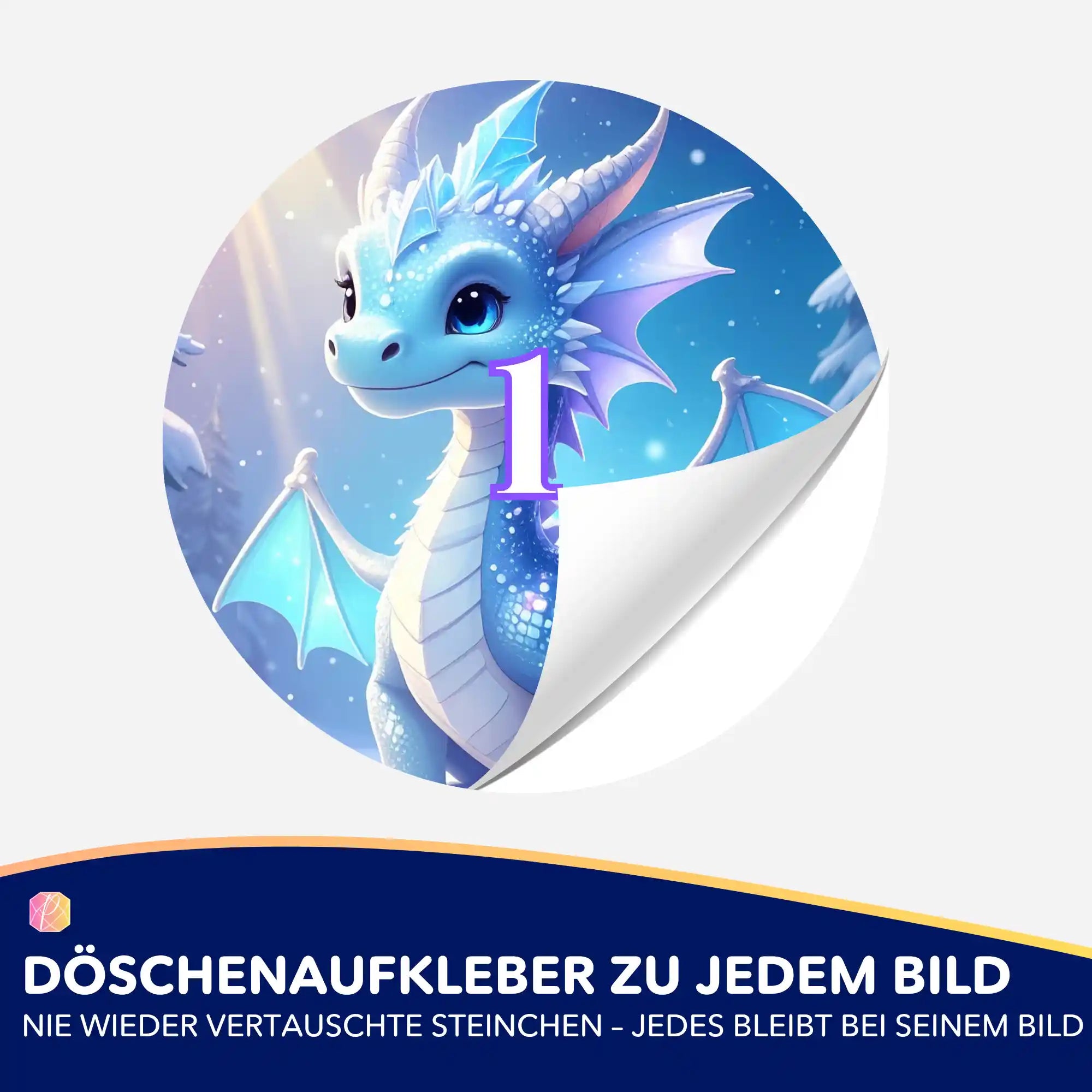 Döschenaufkleber - Licht des Nordens Seren