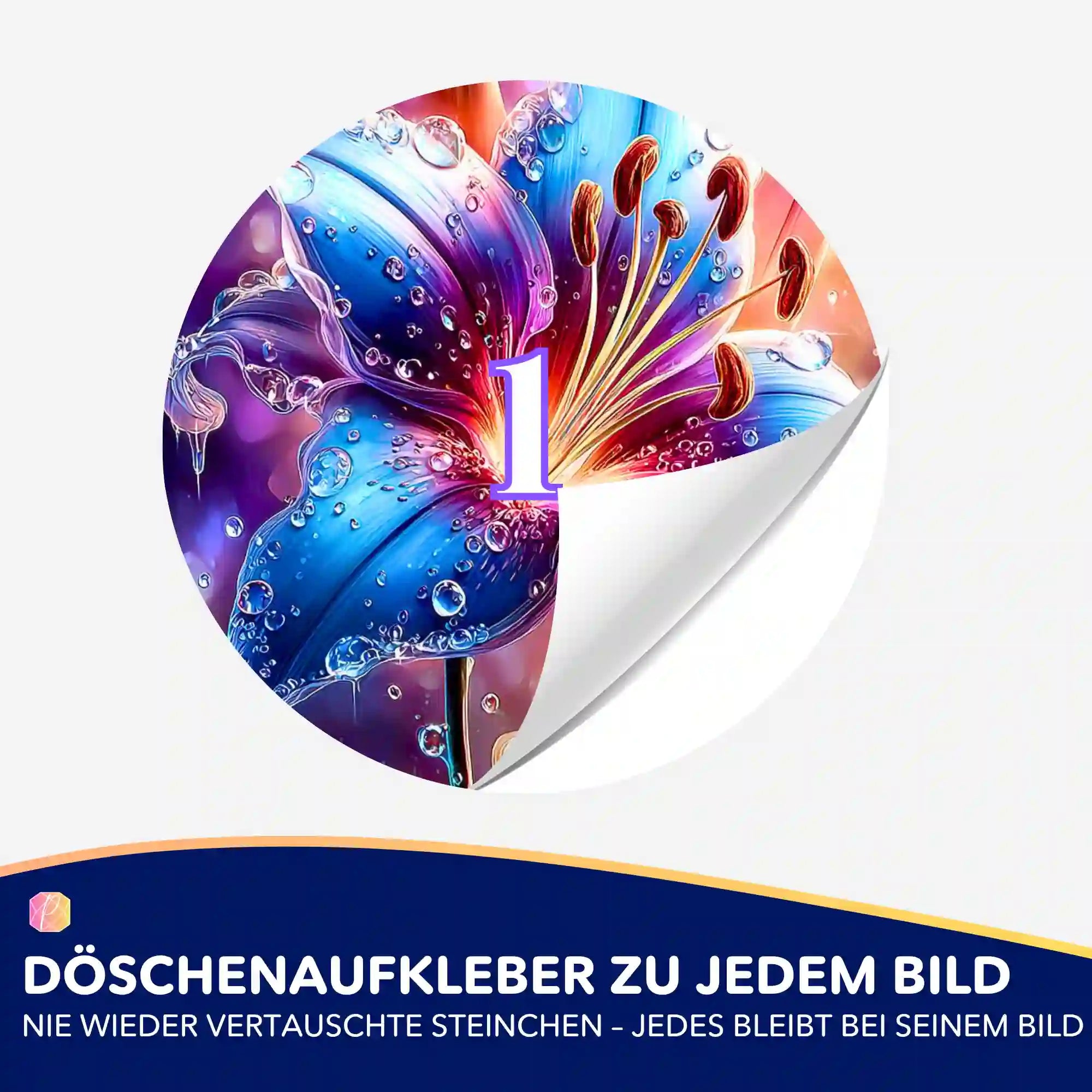 Döschenaufkleber - Regenlied