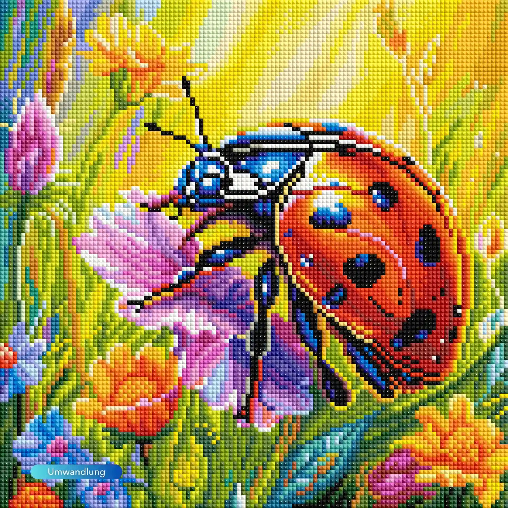 Diamond Painting - Kleiner Bote des Glücks