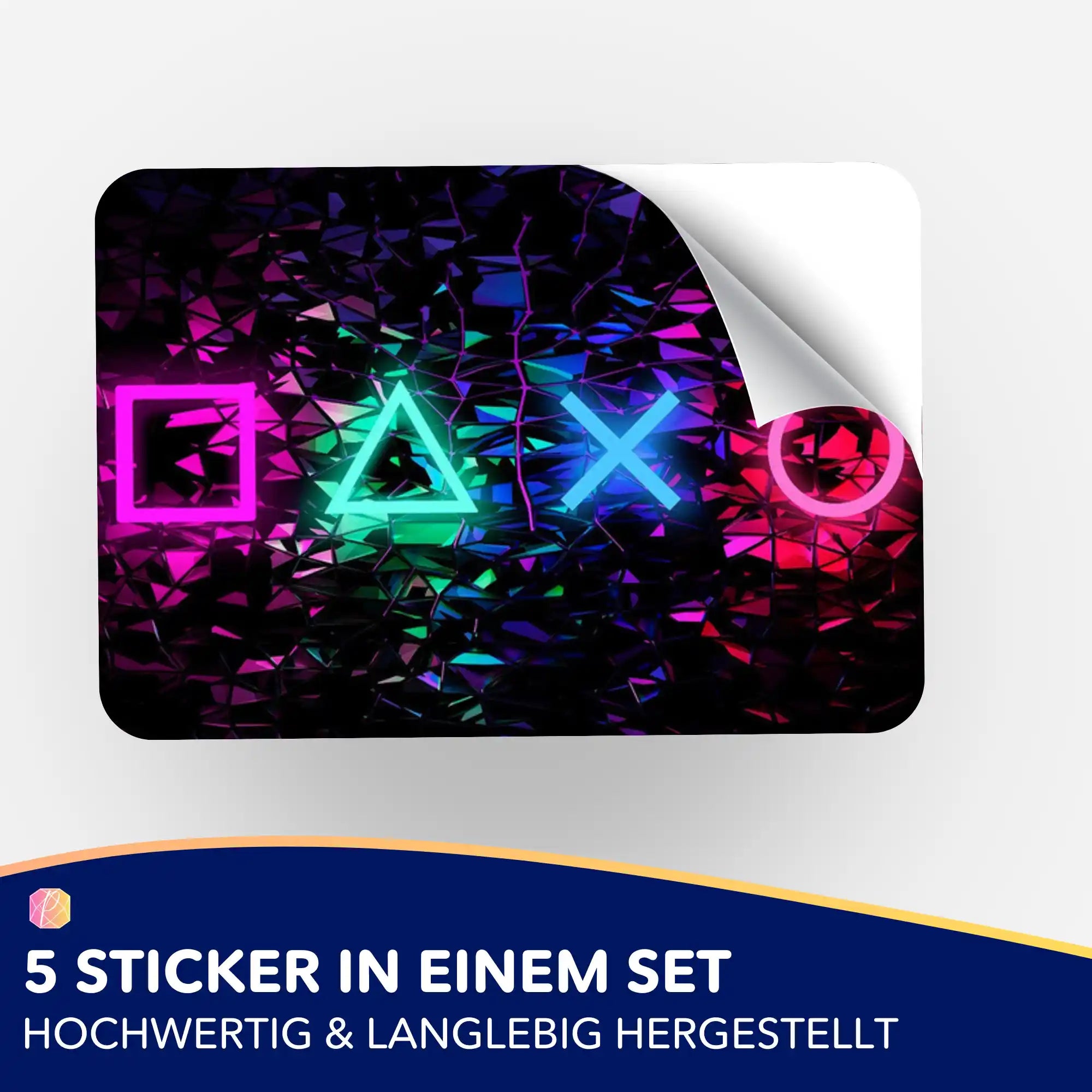 Aufkleber 5er-Set - The Game