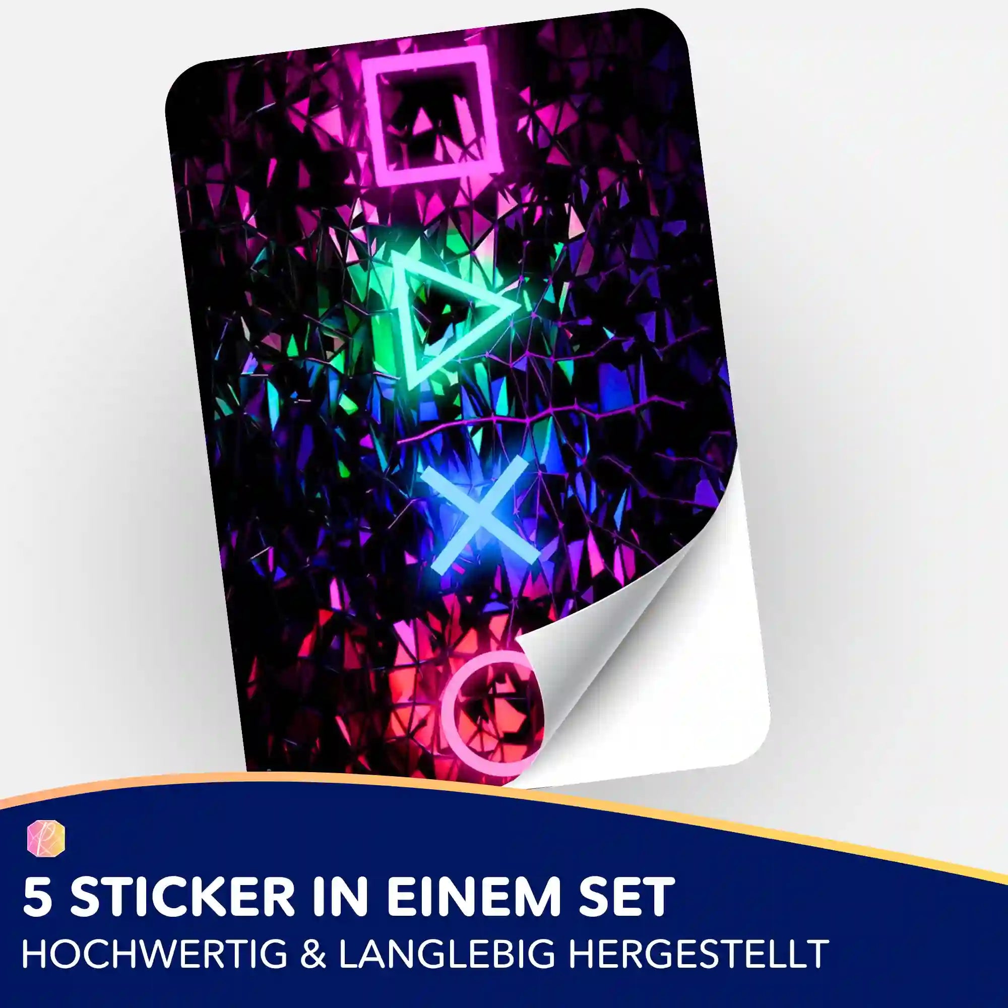 Aufkleber 5er-Set - The Game