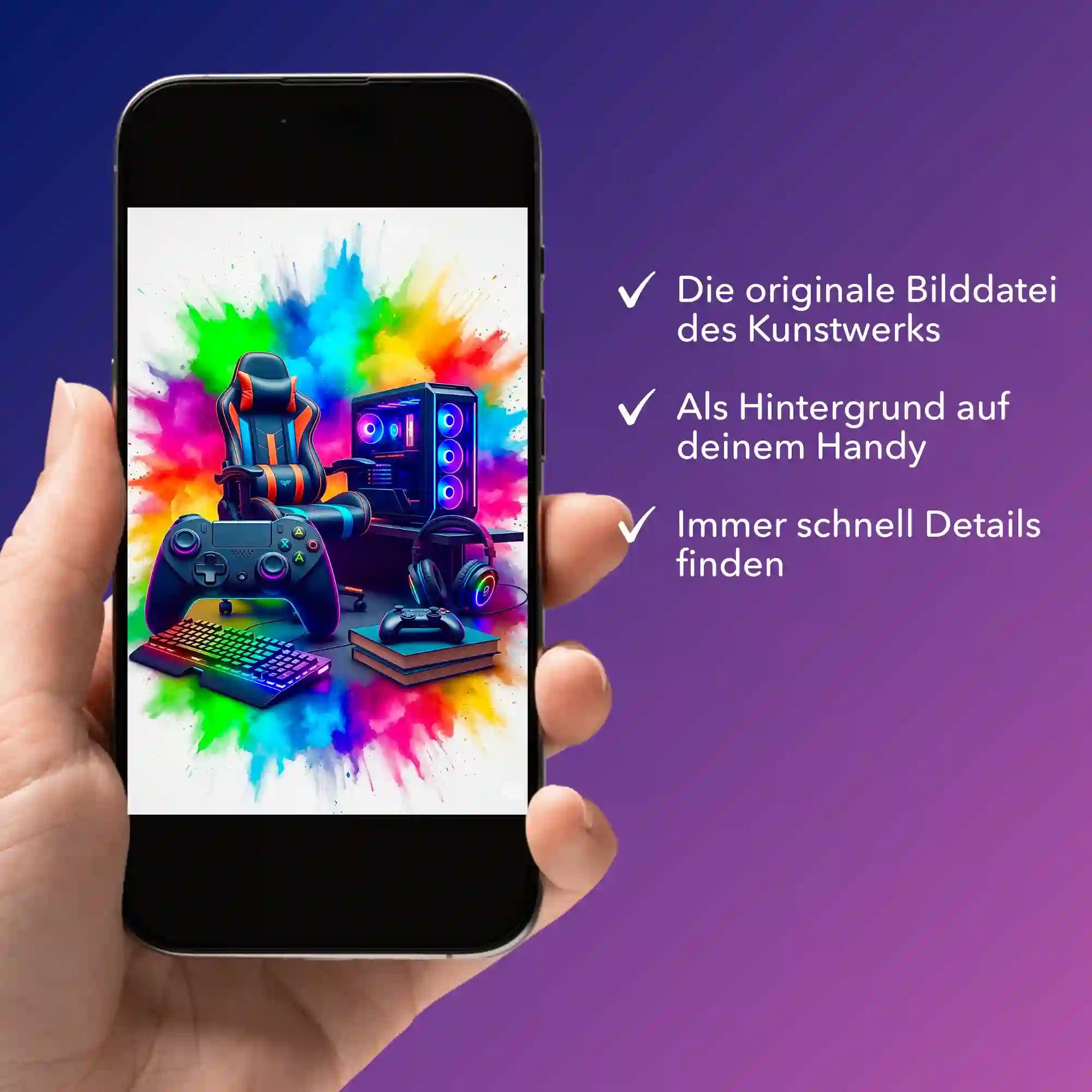 Digitale Bildmappe - Gaming Zone