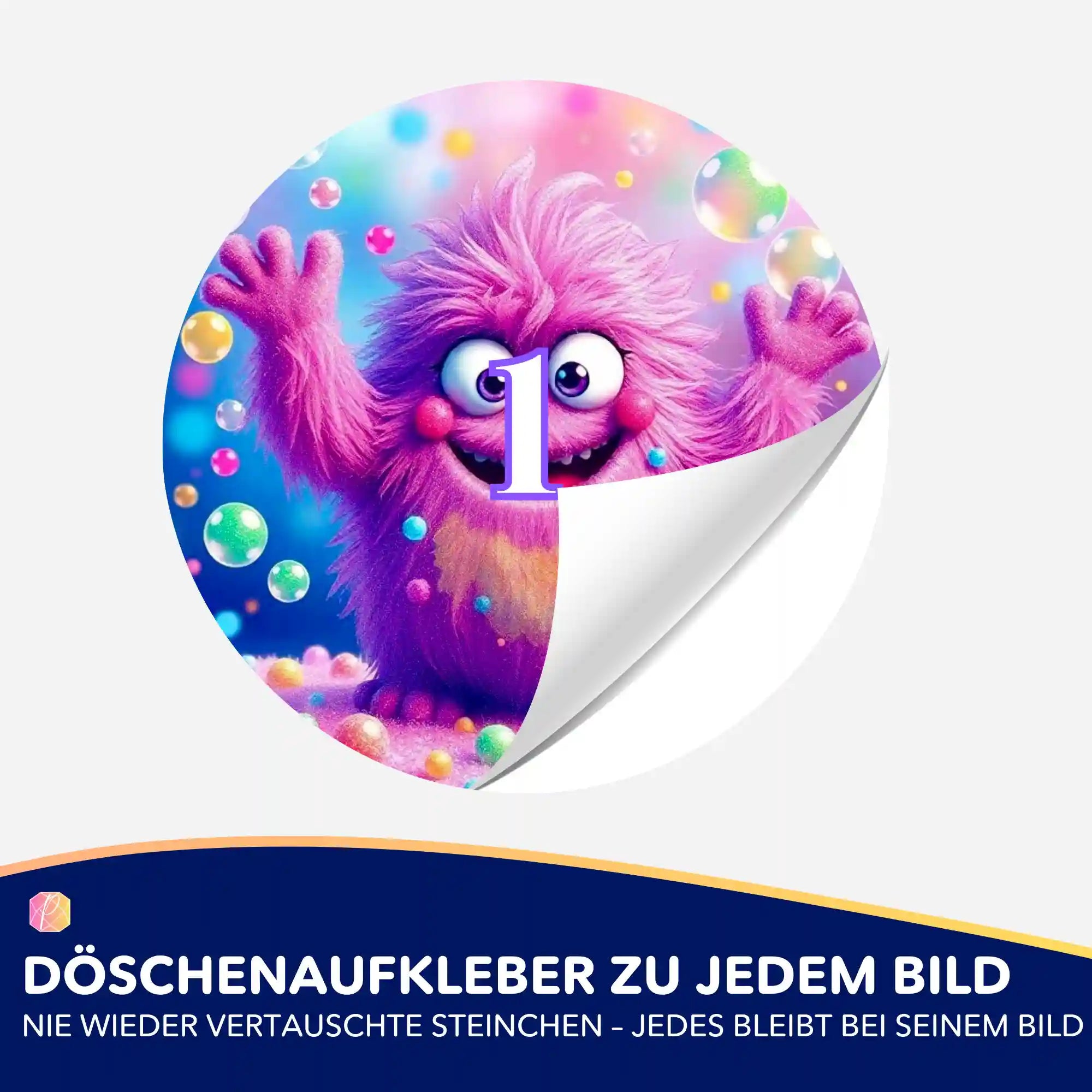 Döschenaufkleber - Moni Live Verkauf - Eckbert