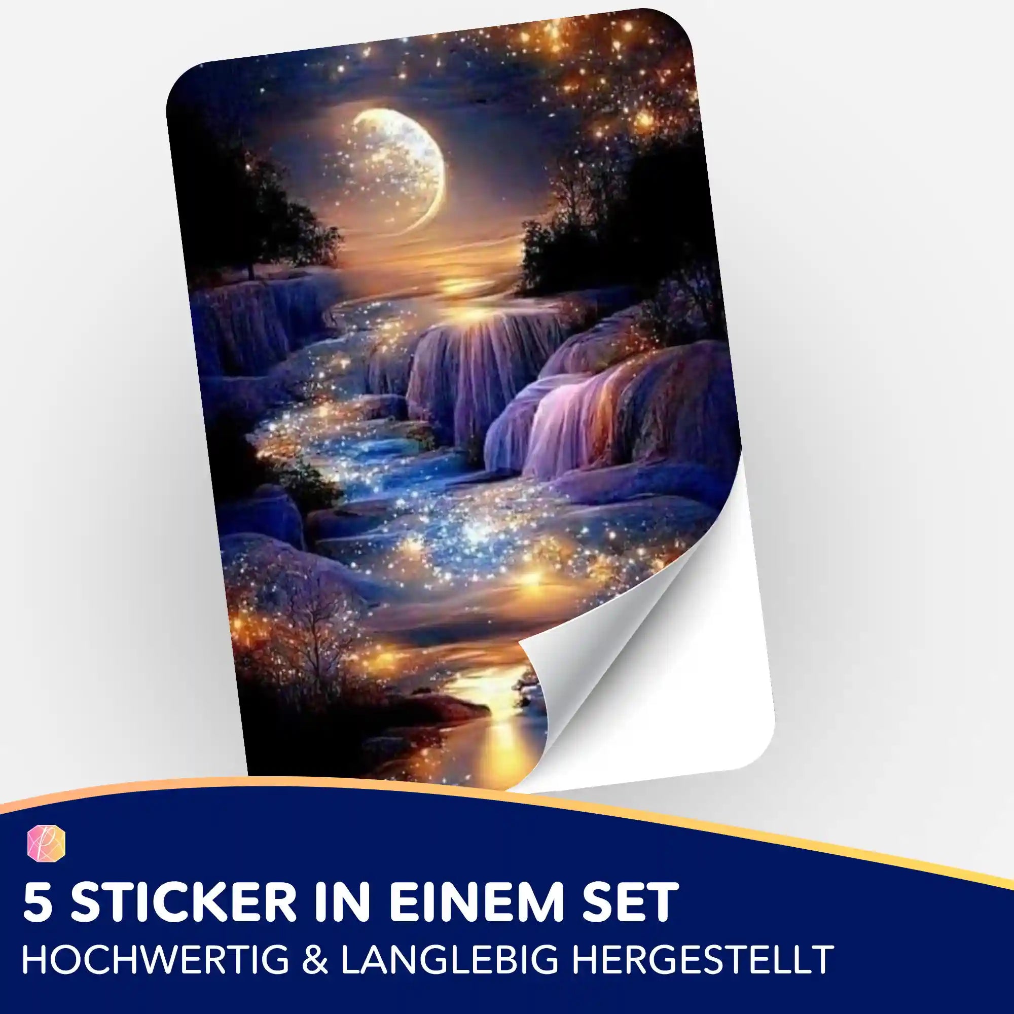 Aufkleber 5er-Set - Wonderful Landscape