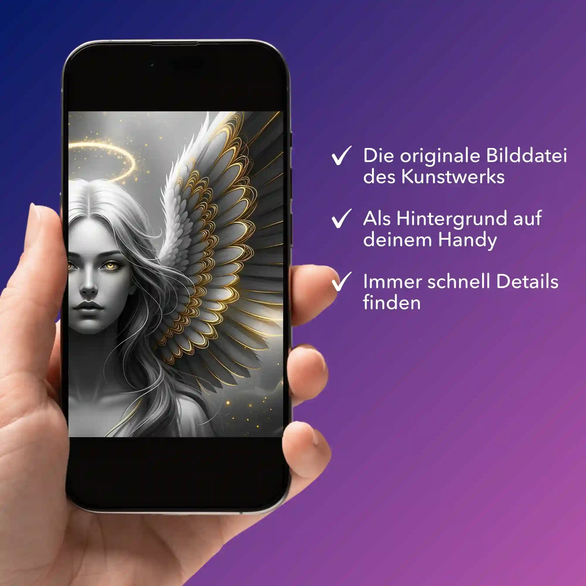 Digitale Bildmappe - Golden Angel